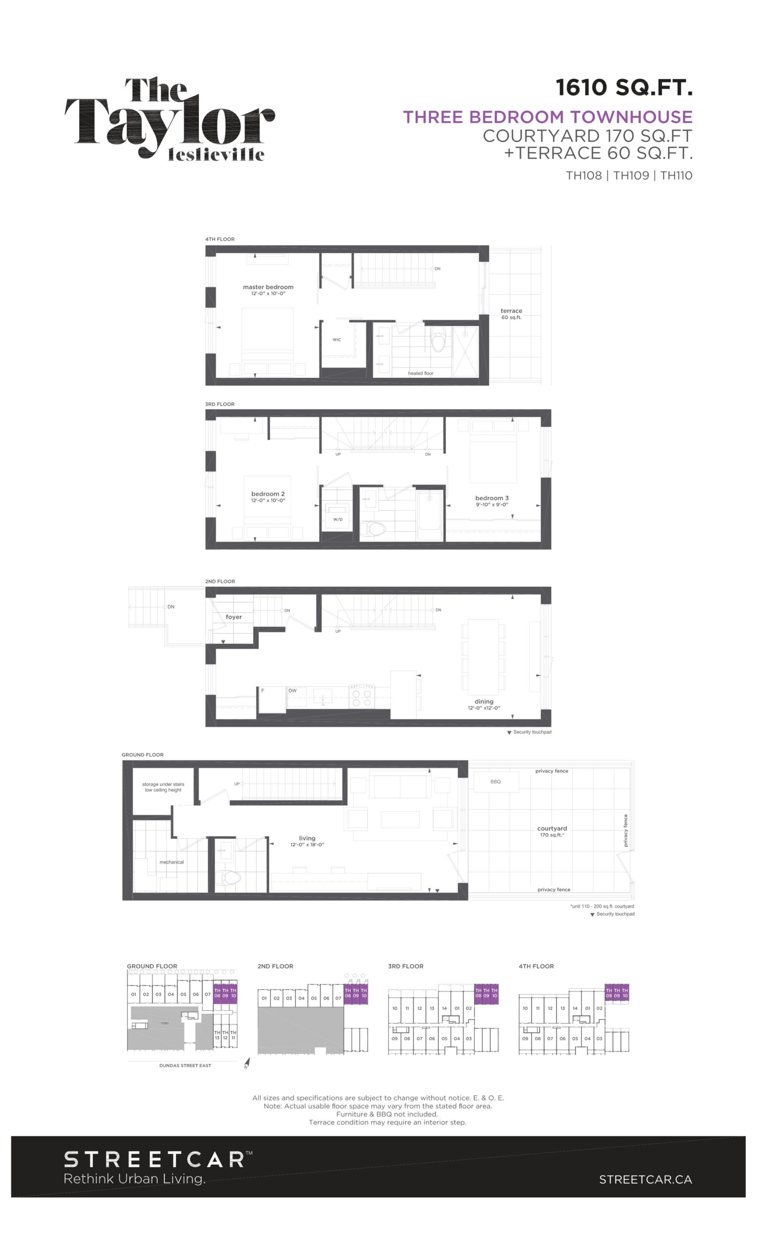 Taylor 1610 floor plan