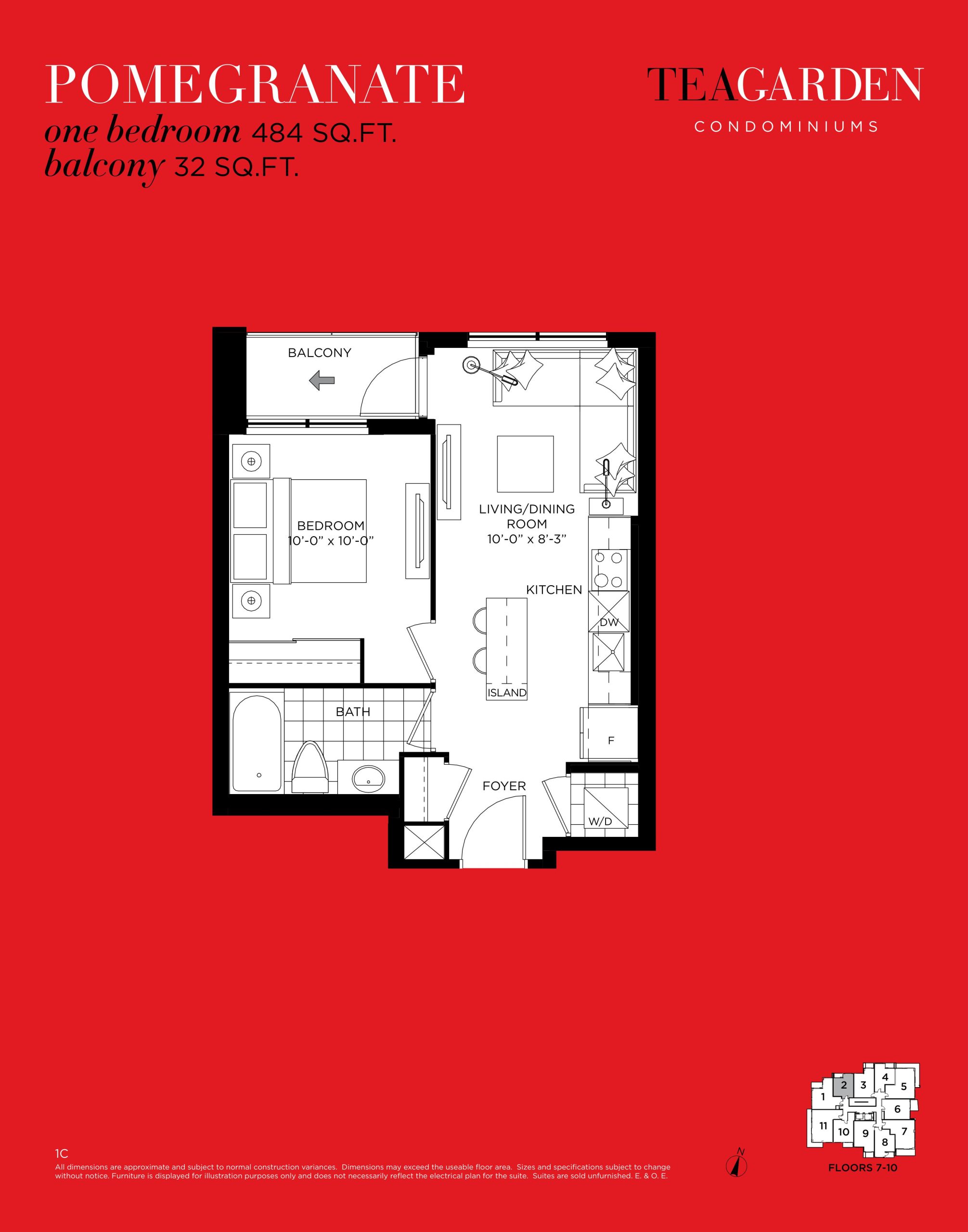 Pomegranate floor plan