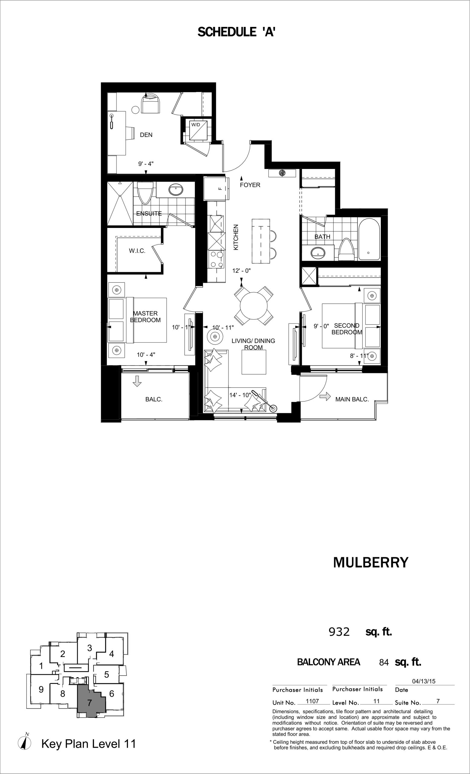 Mulberry floor plan