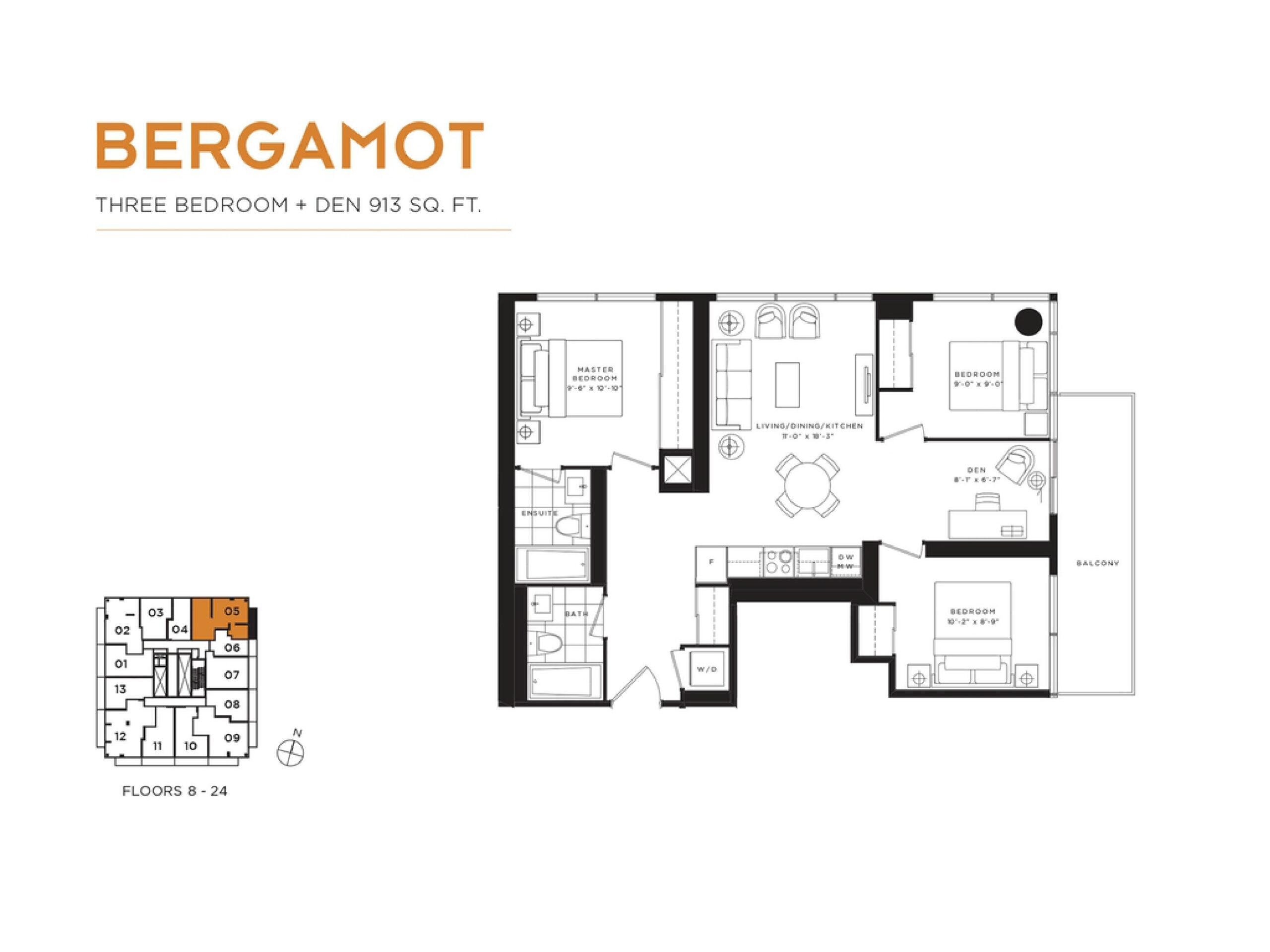 Bergamot floor plan