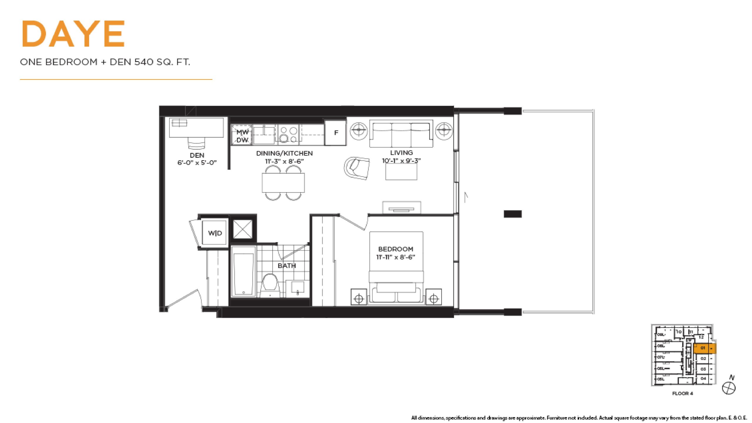 Daye floor plan