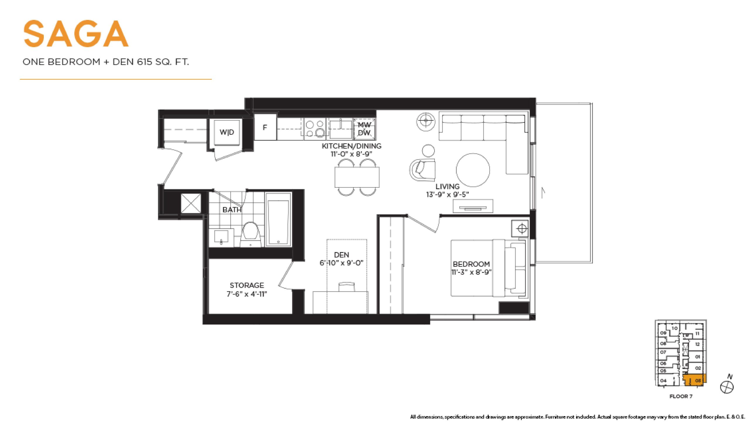Saga floor plan
