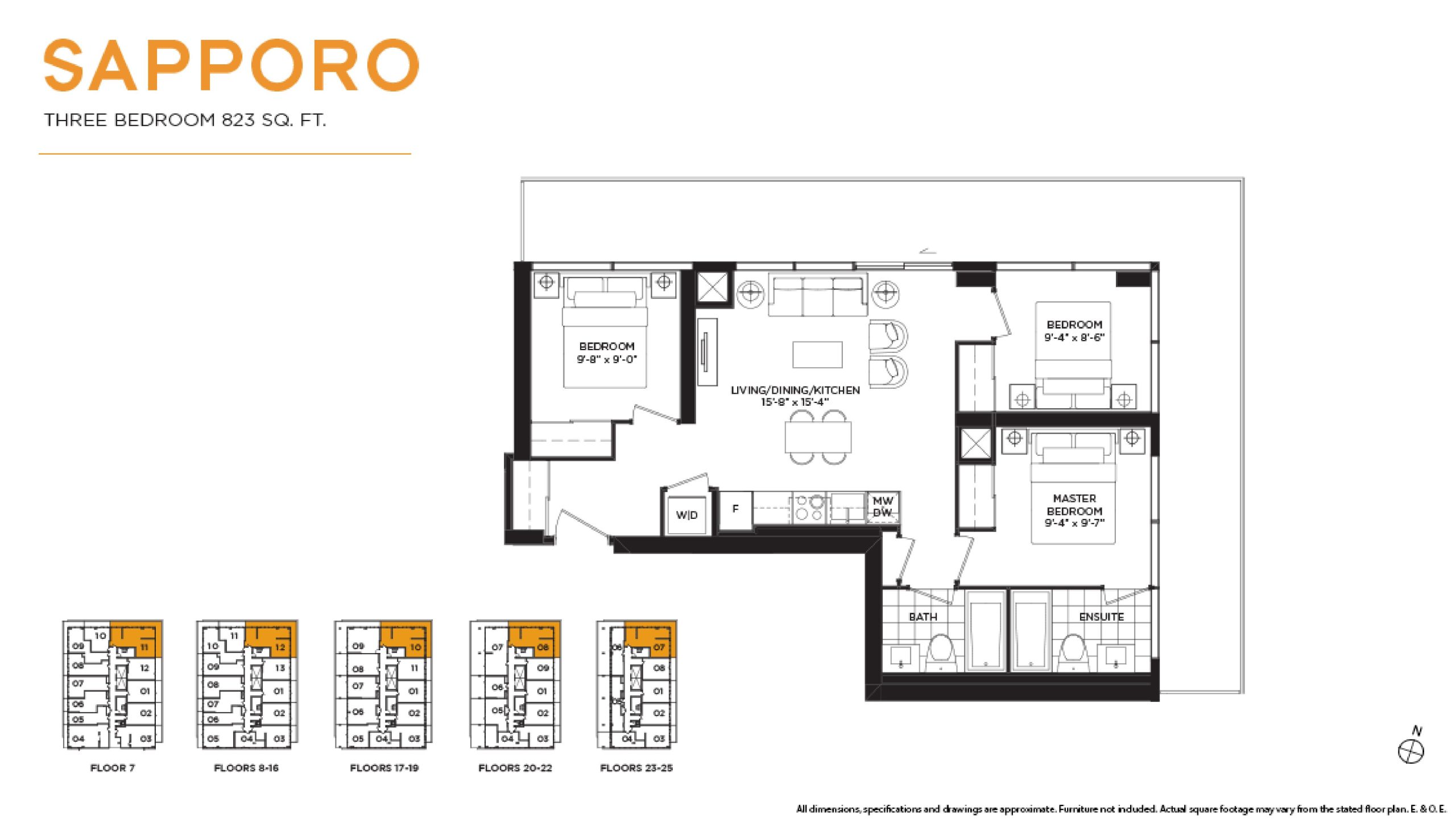 Sapporo floor plan
