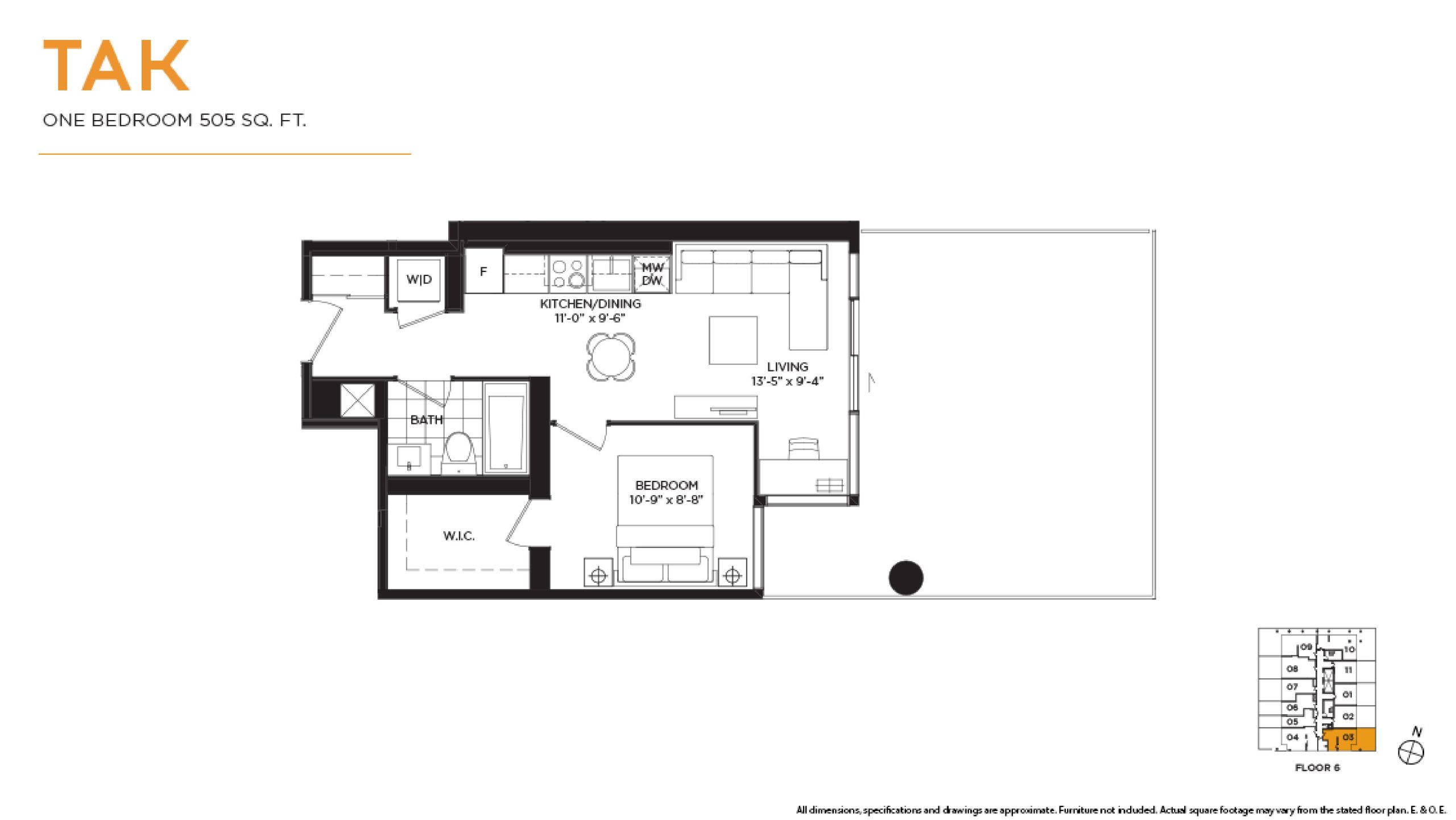 Tak floor plan