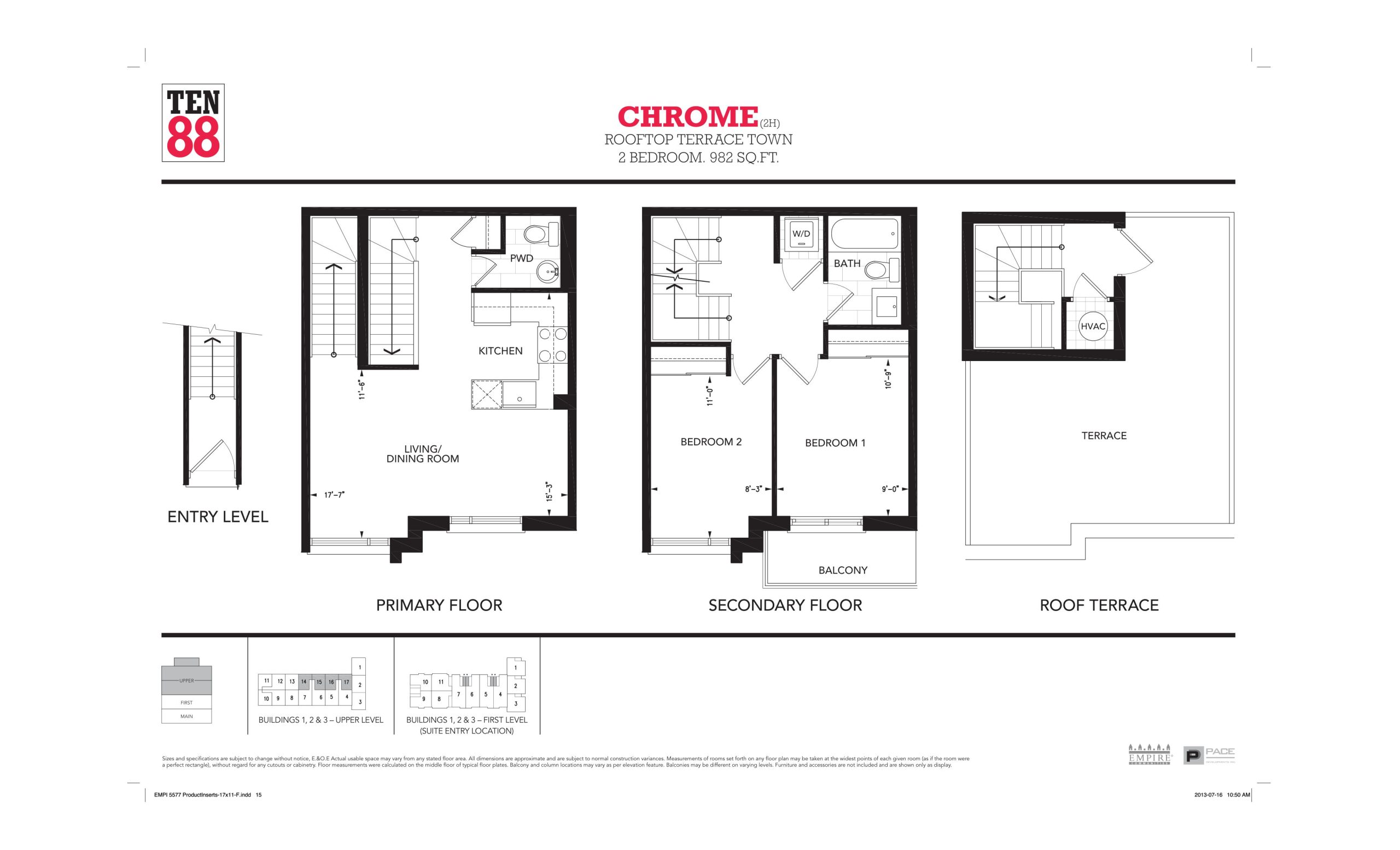 Chrome (2H) floor plan