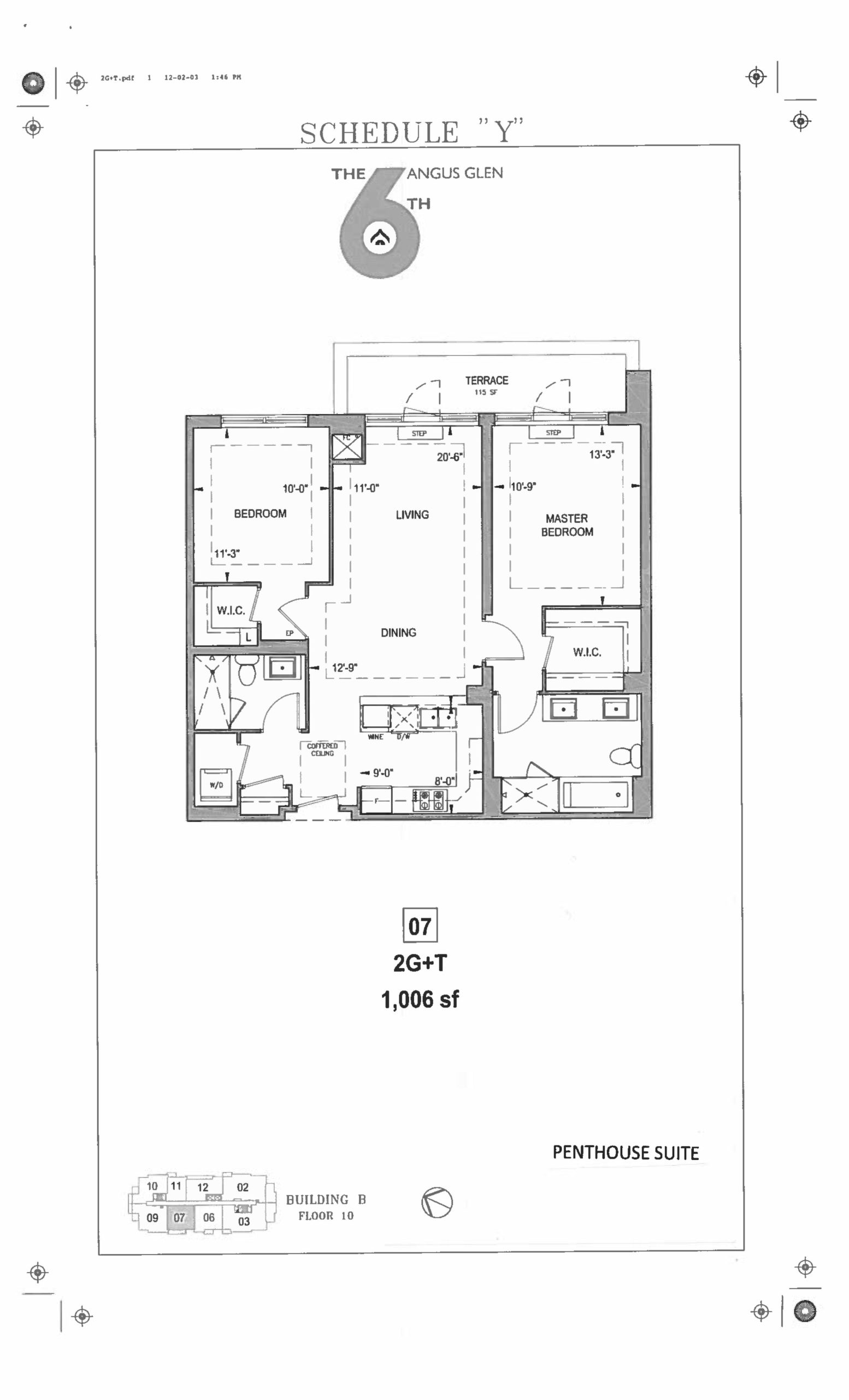 2G+T floor plan