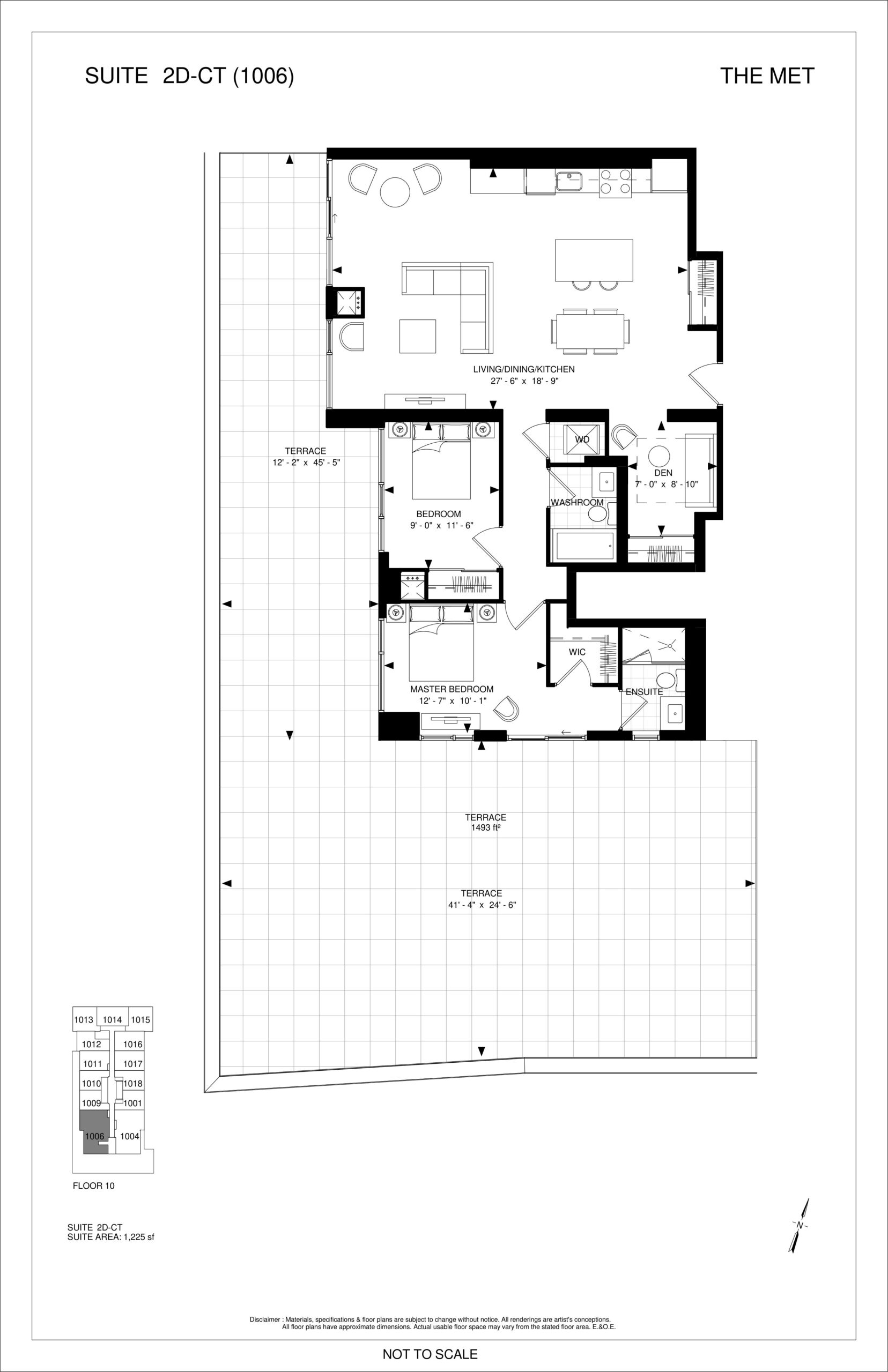 Suite 2D-CT floor plan