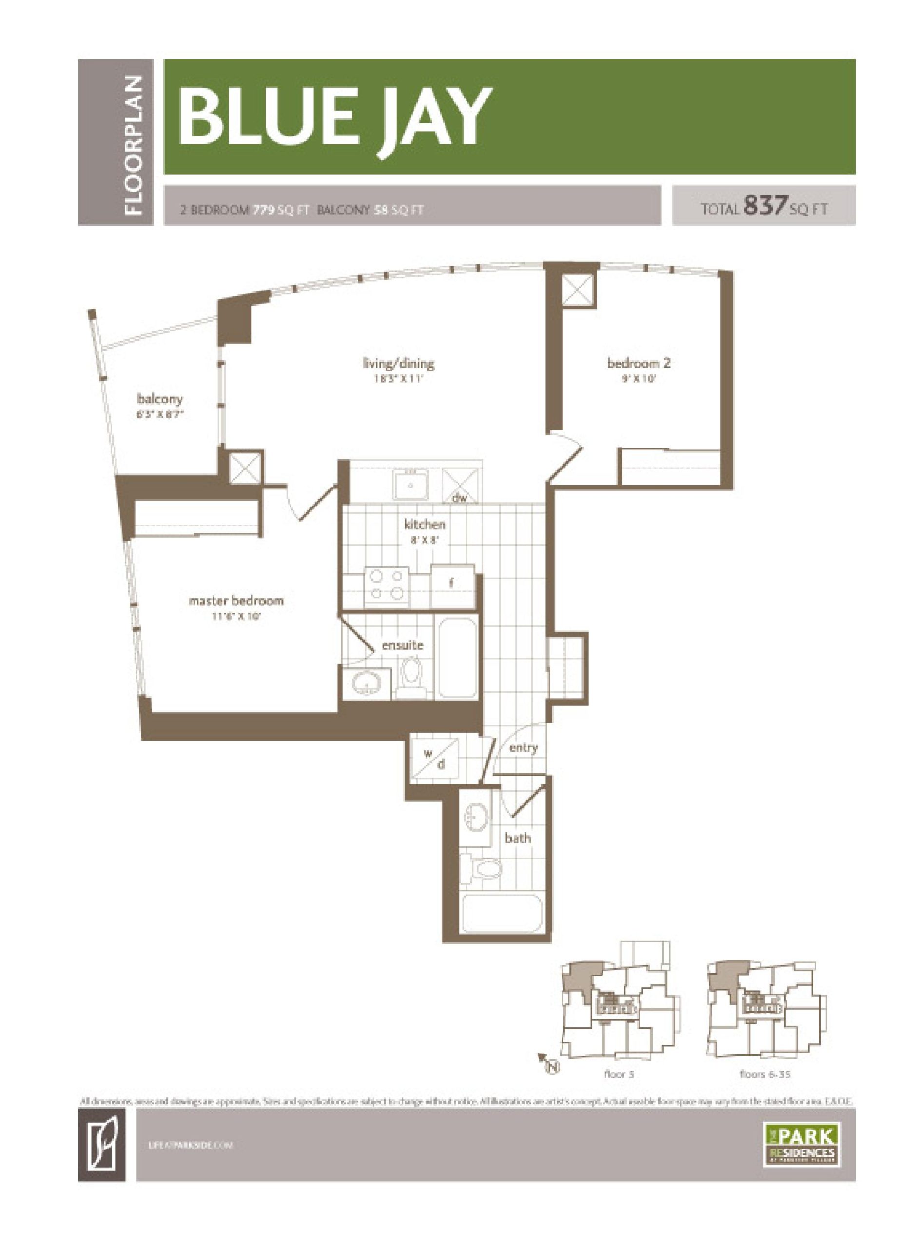 Blue Jay floor plan