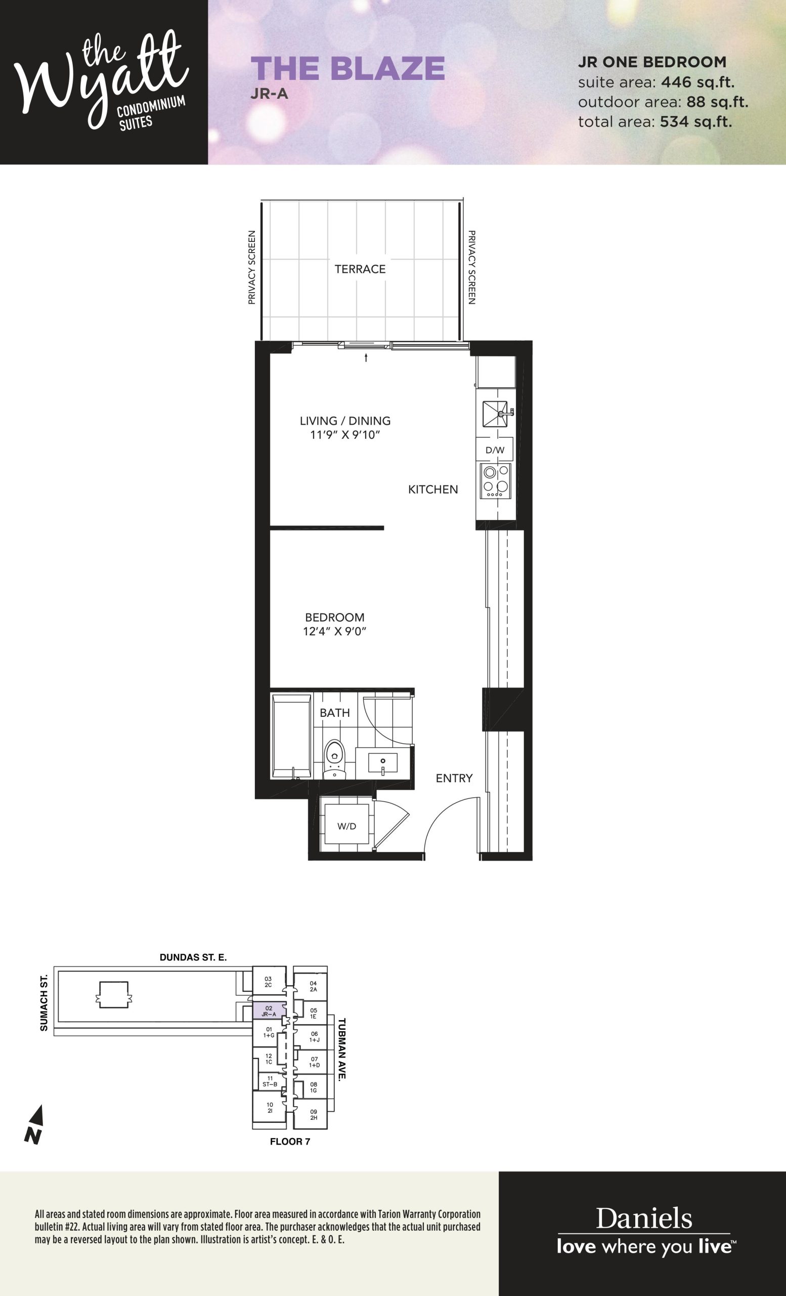 The Blaze floor plan
