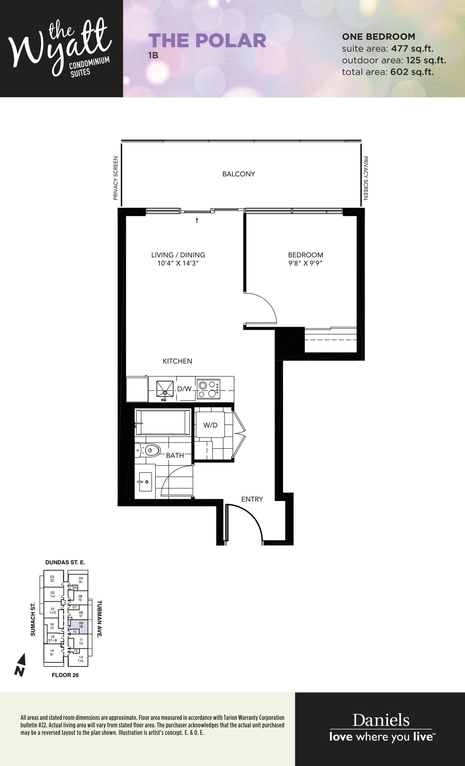 The Polar floor plan