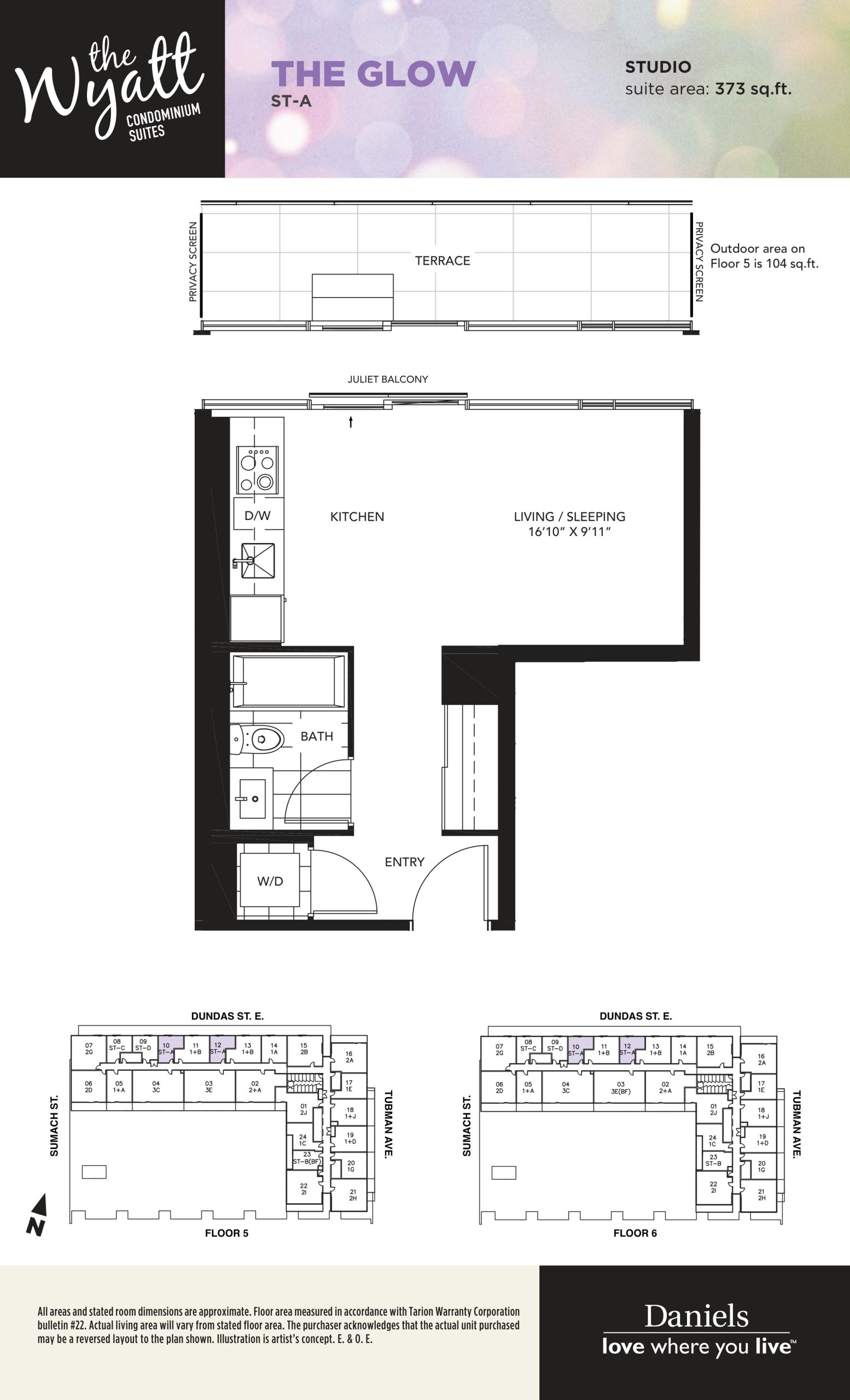 The Glow floor plan