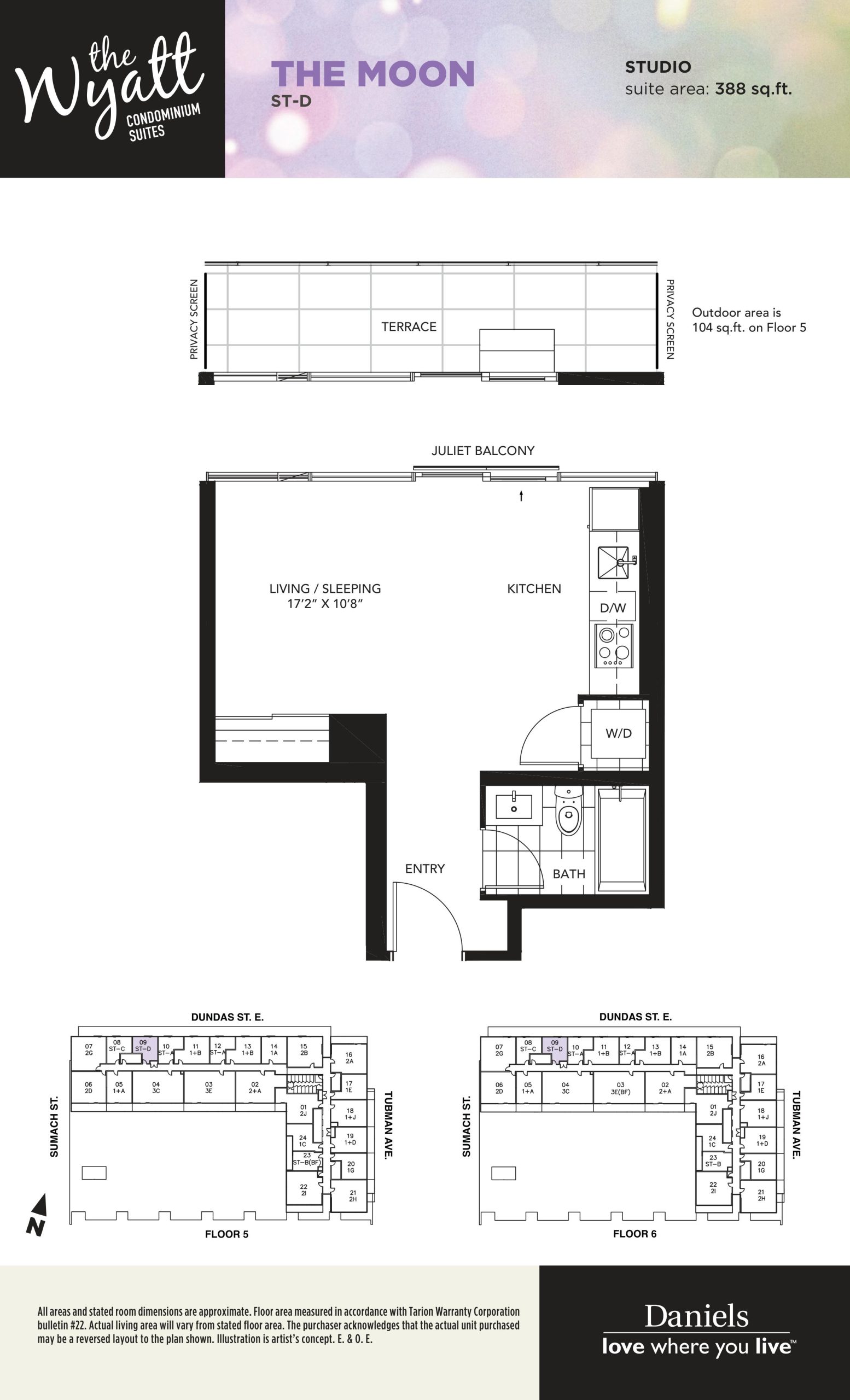 The Moon floor plan