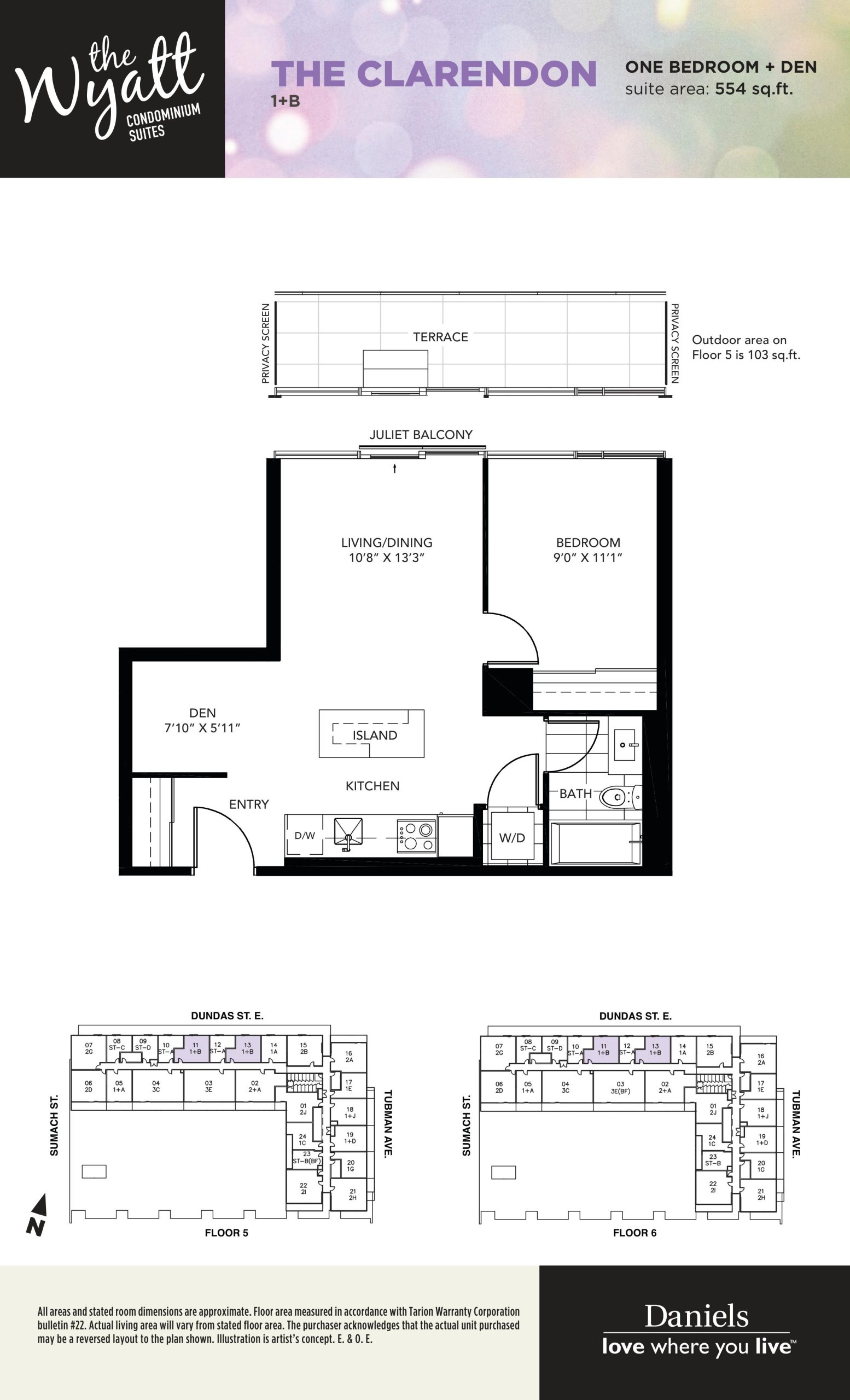 The Clarendon floor plan