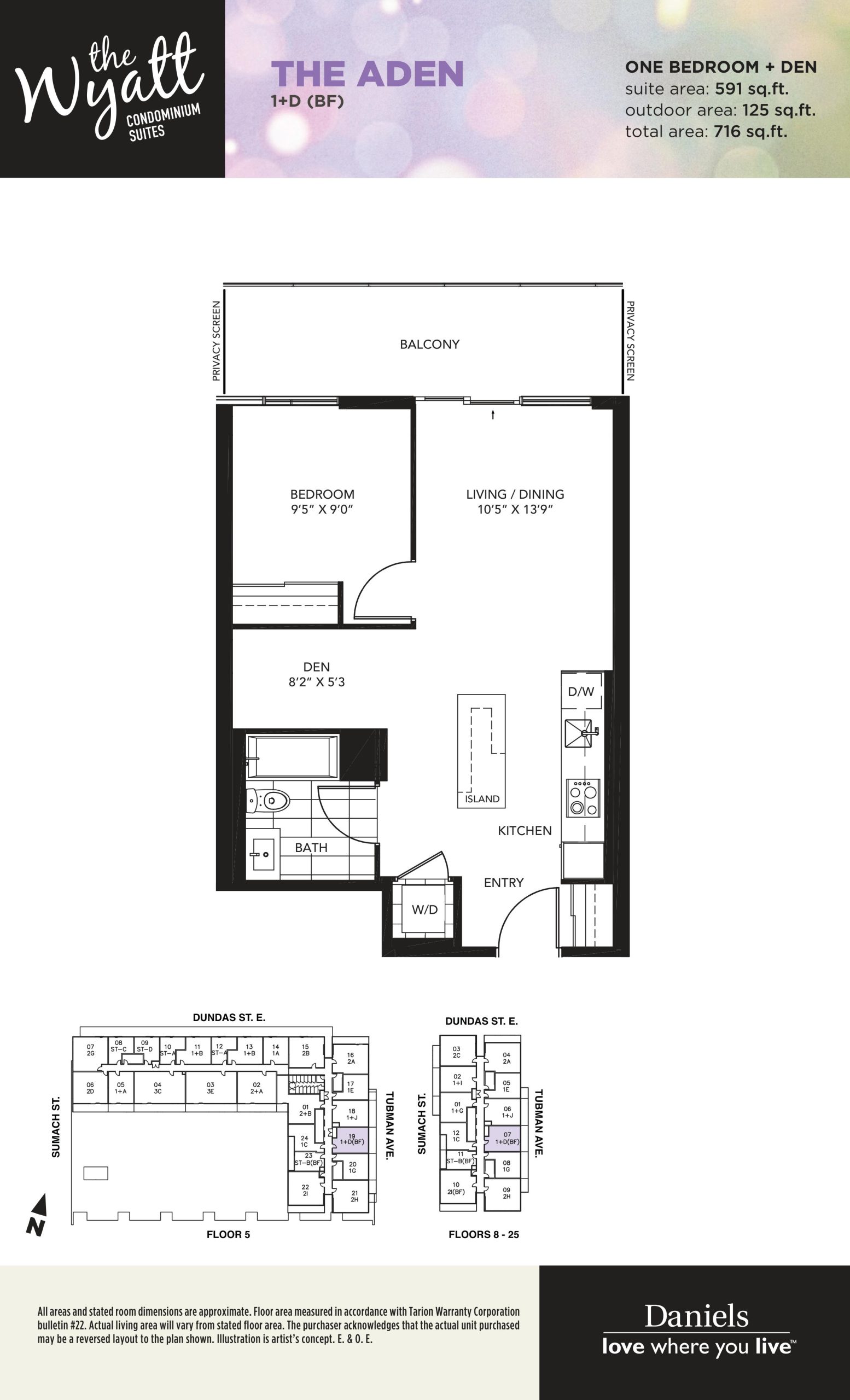 The Aden floor plan