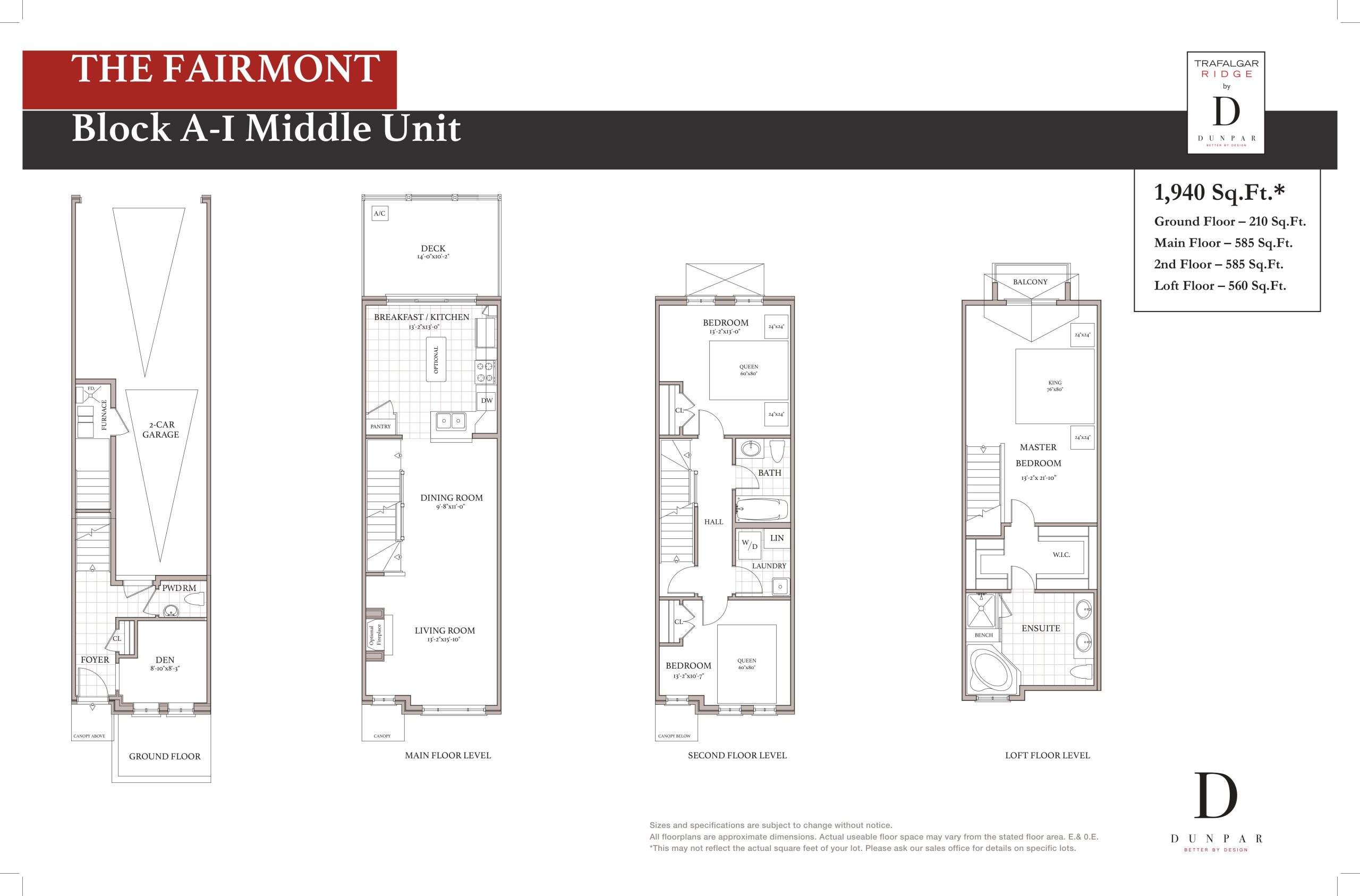 The Fairmont floor plan