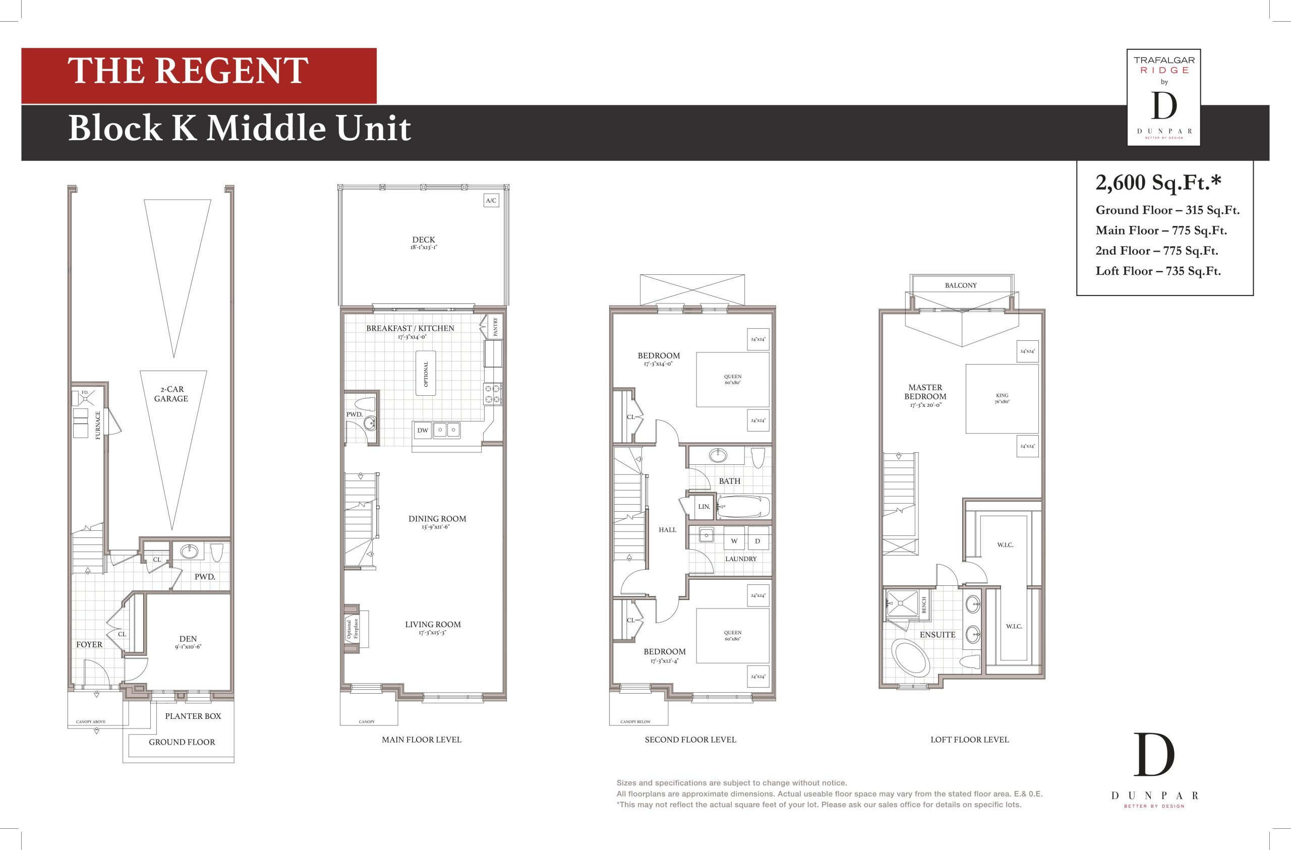 The Regent floor plan