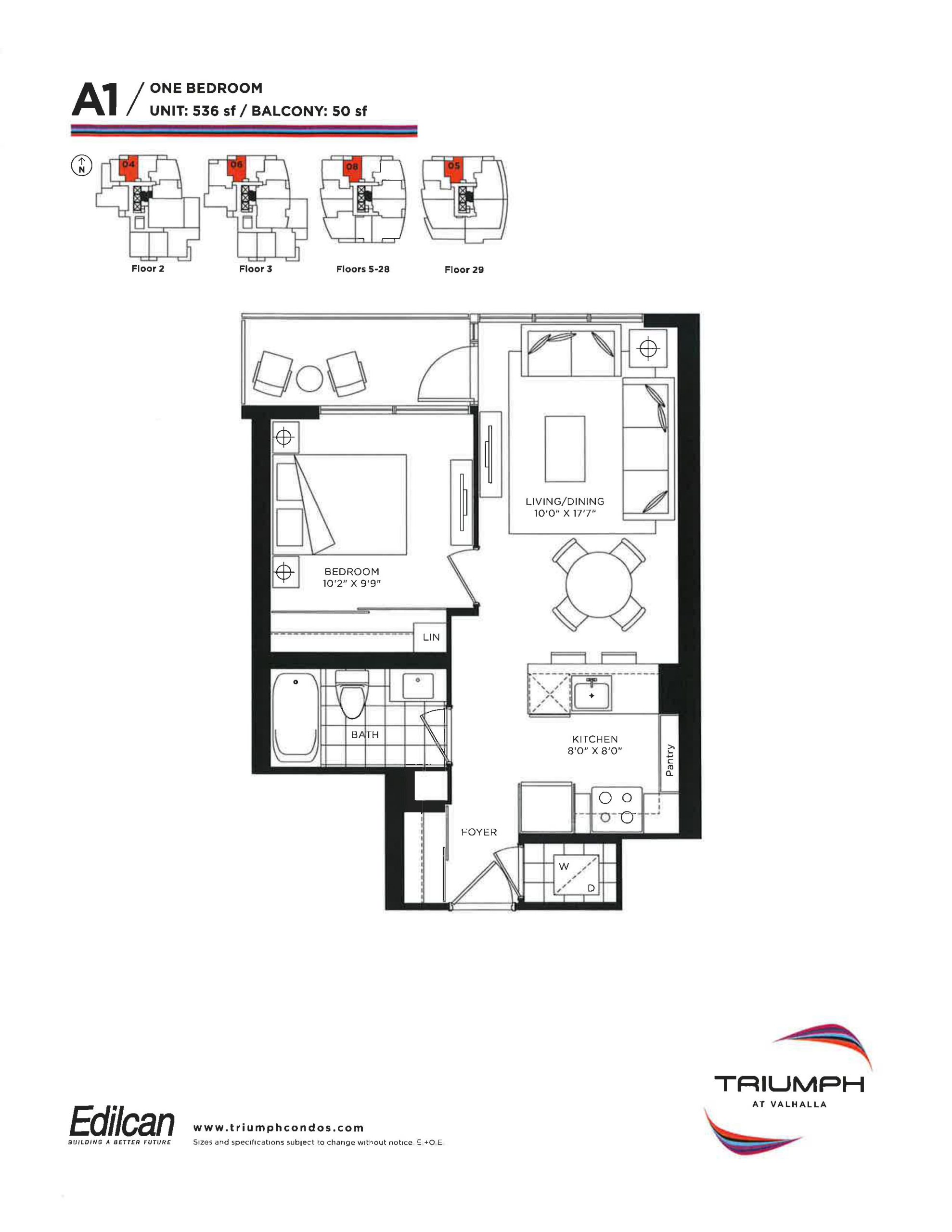 A1 floor plan