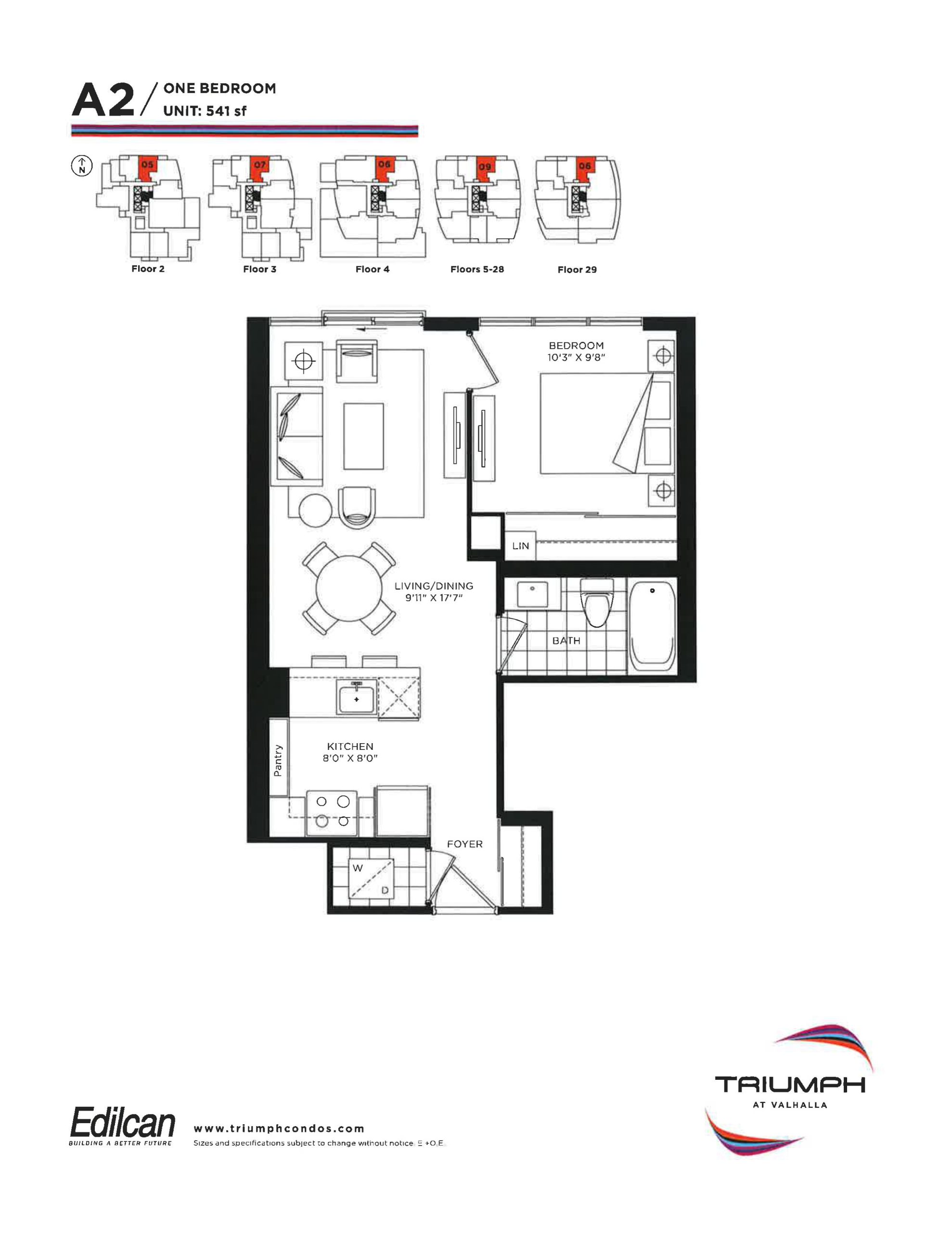 A2 floor plan
