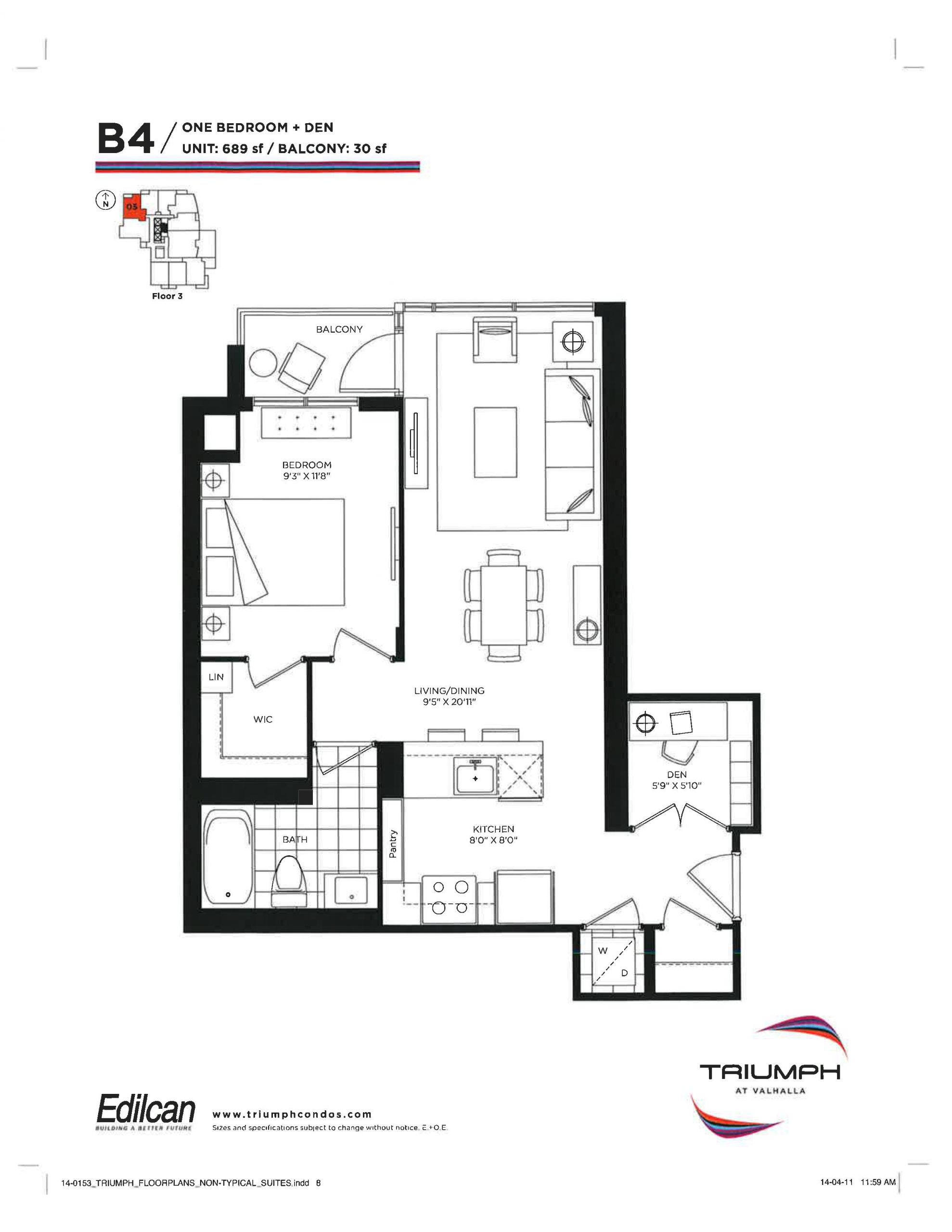 B4 floor plan