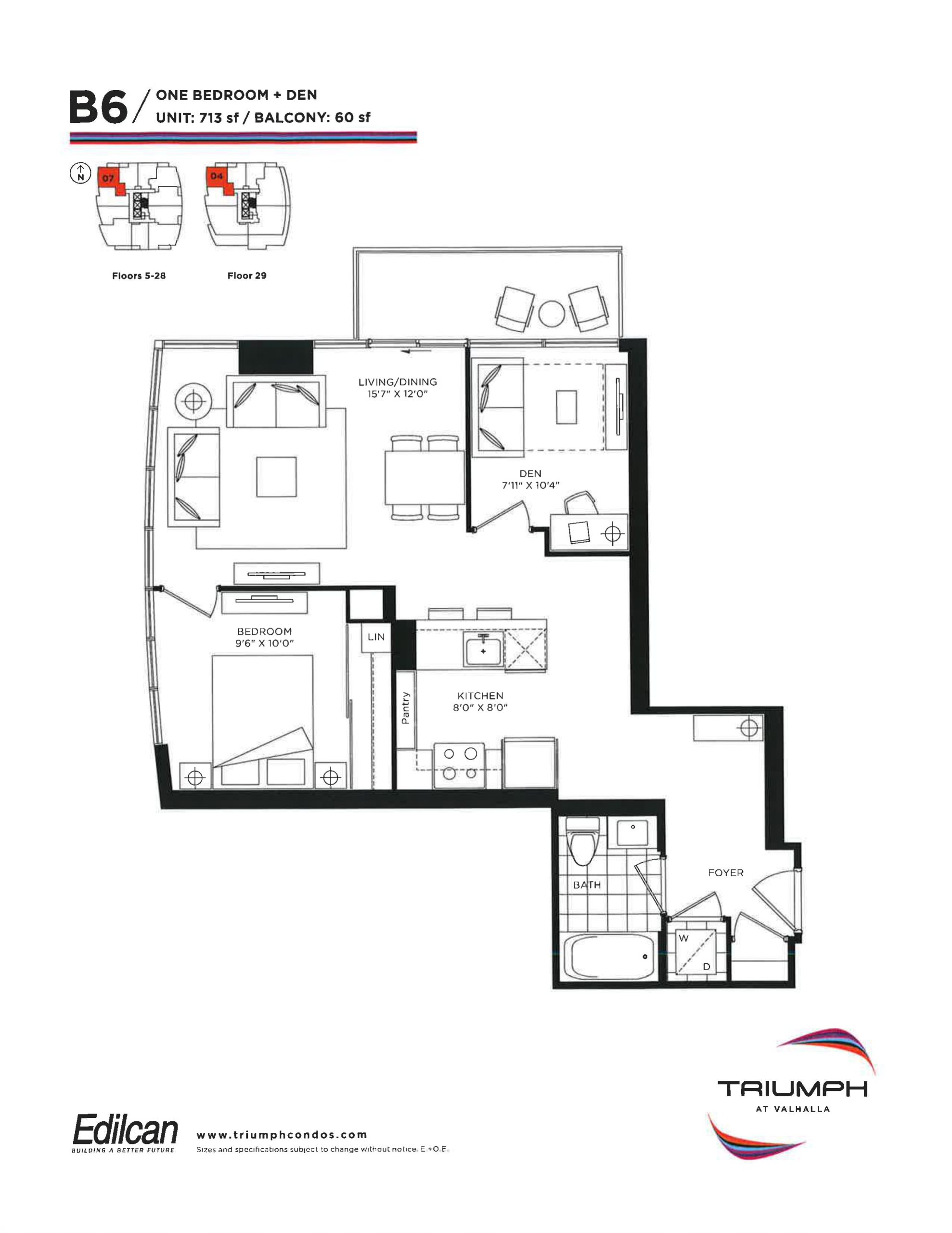 B6 floor plan