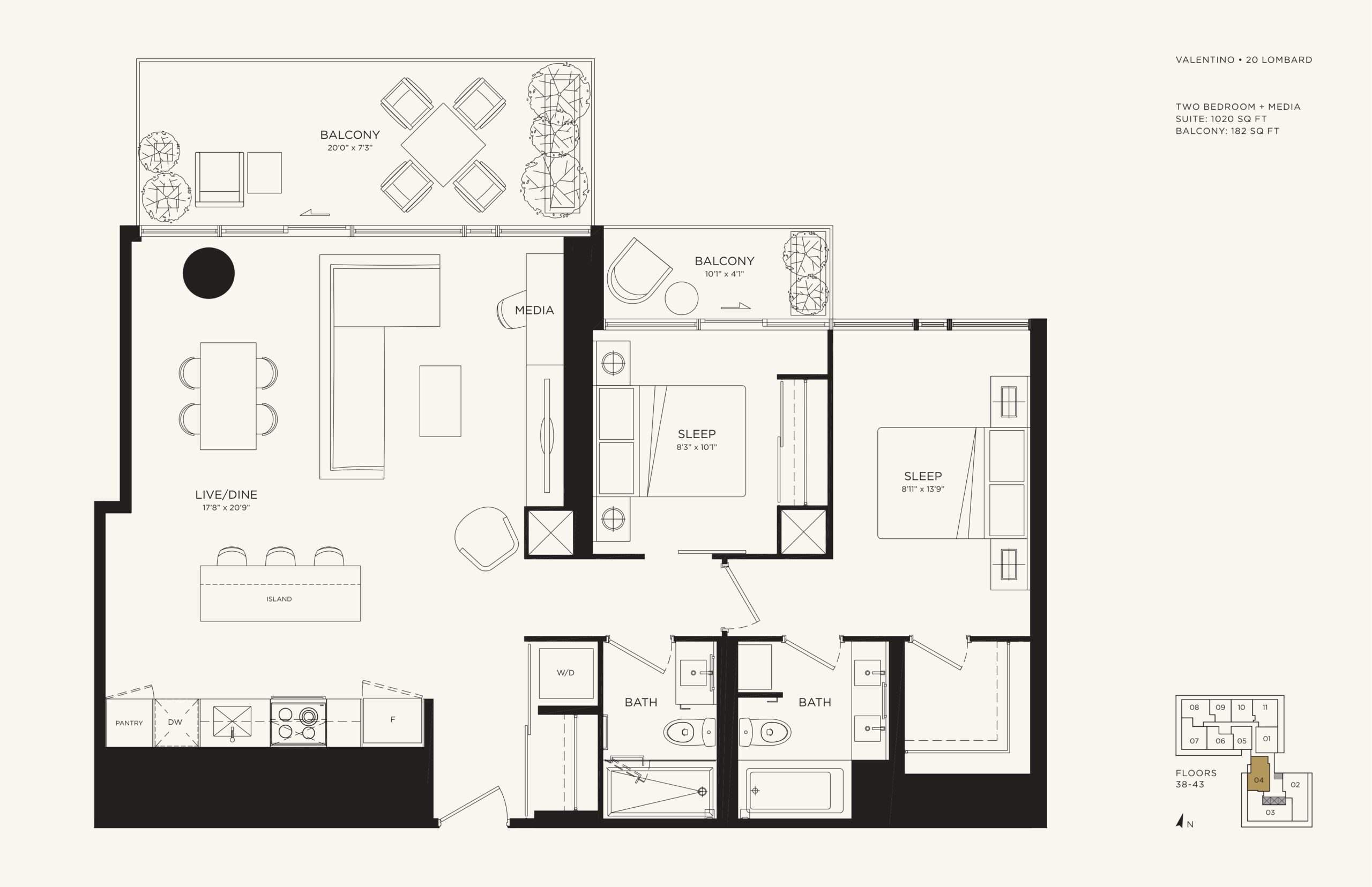 Valentino (Old) floor plan