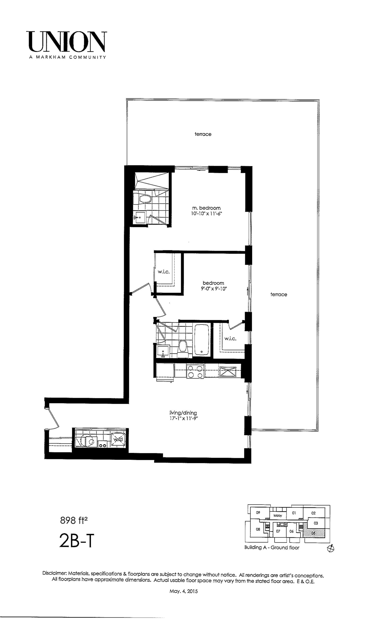 2B-T floor plan