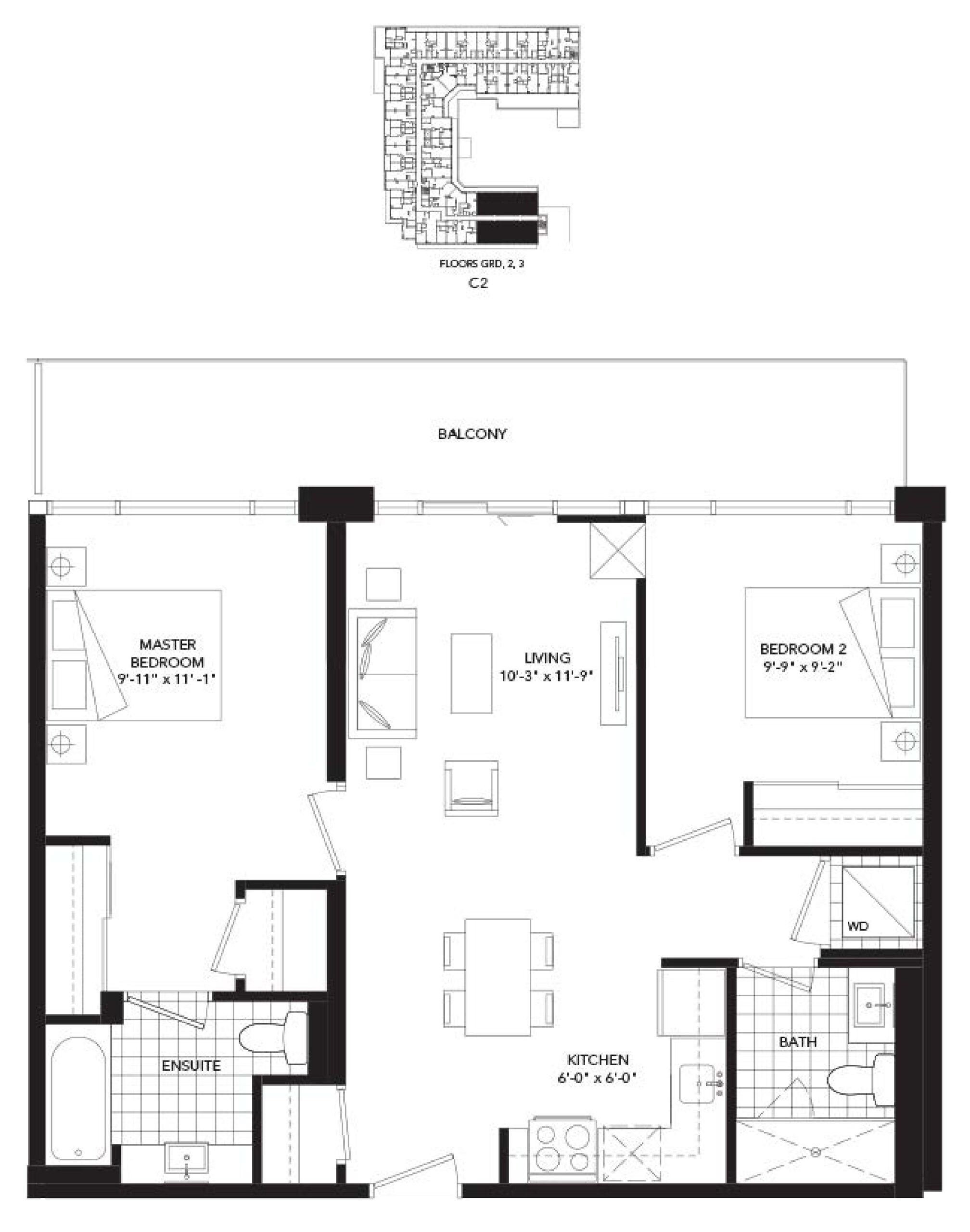 Topaz C2 floor plan