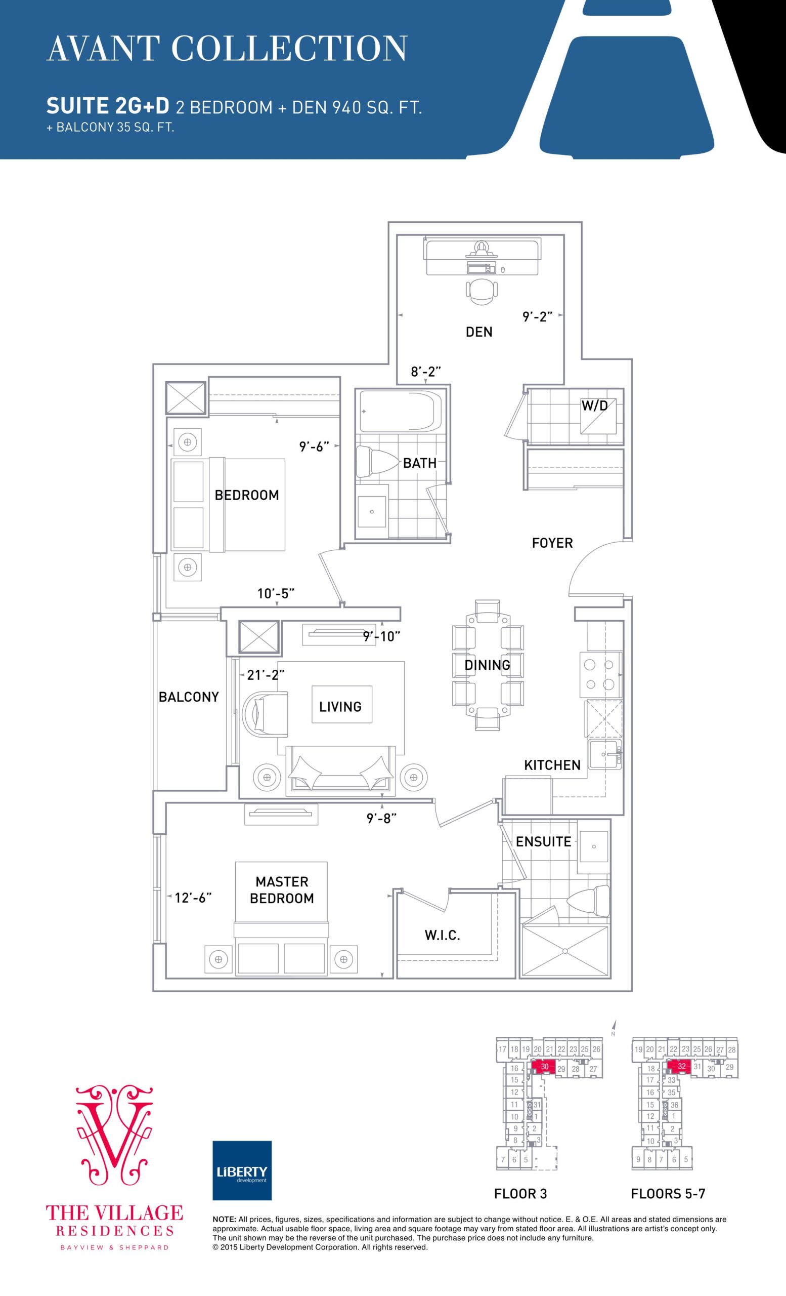 2G+D floor plan