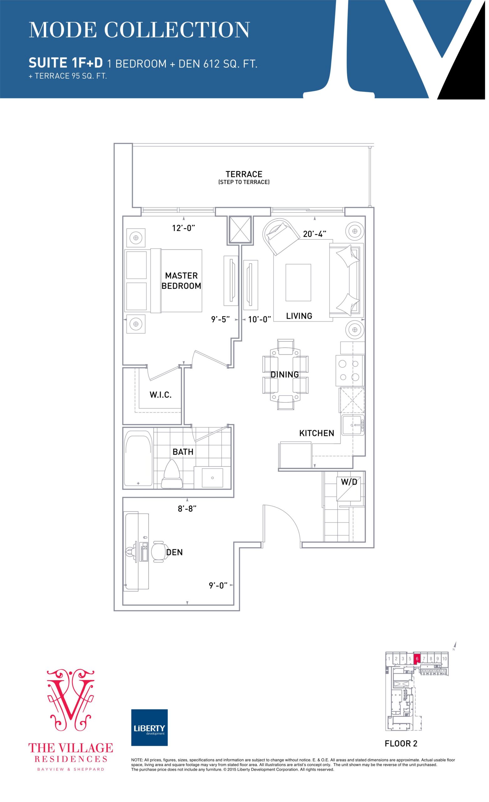 1F+D floor plan