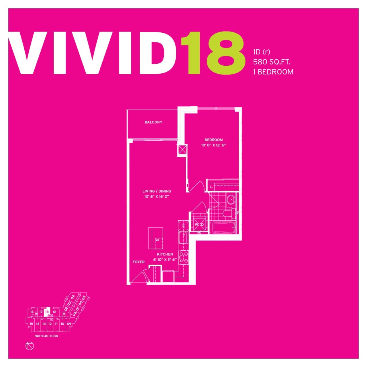 Vivid 18 1D(r) floor plan