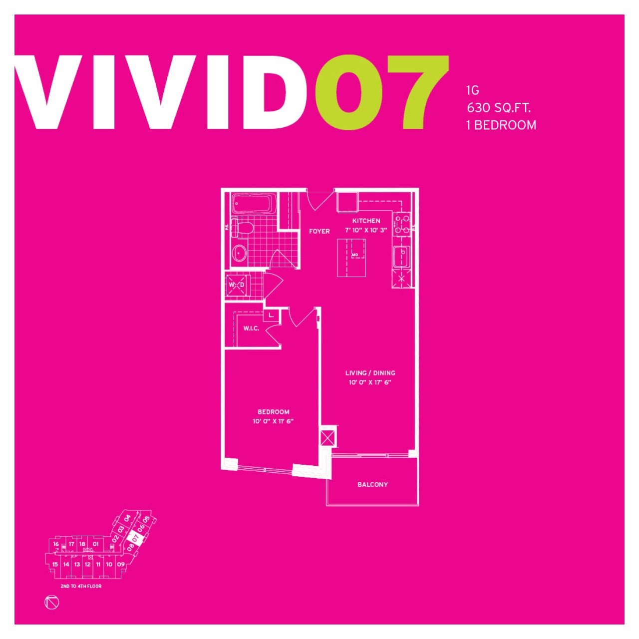 Vivid 07 1G floor plan