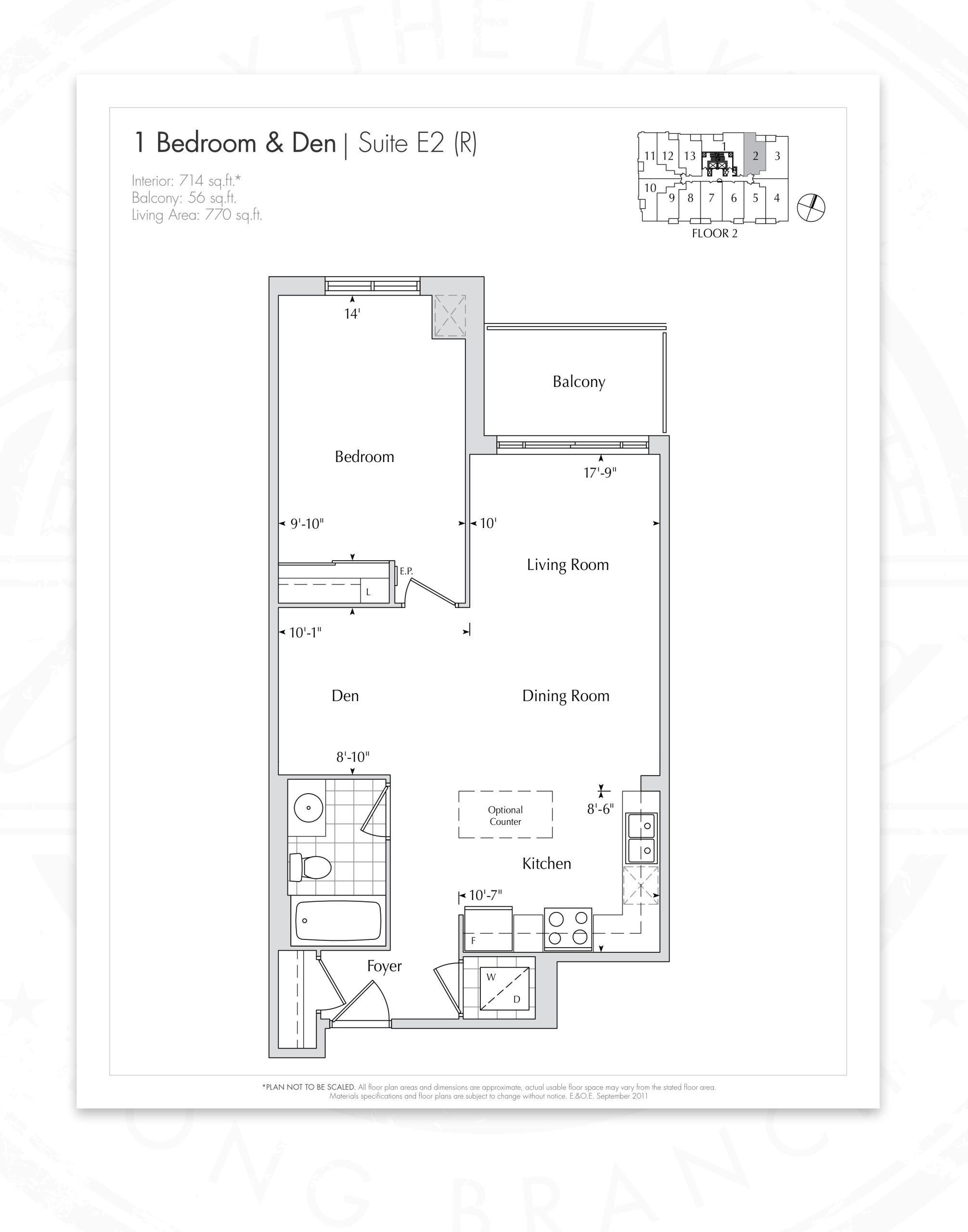 Suite E2 (R) floor plan