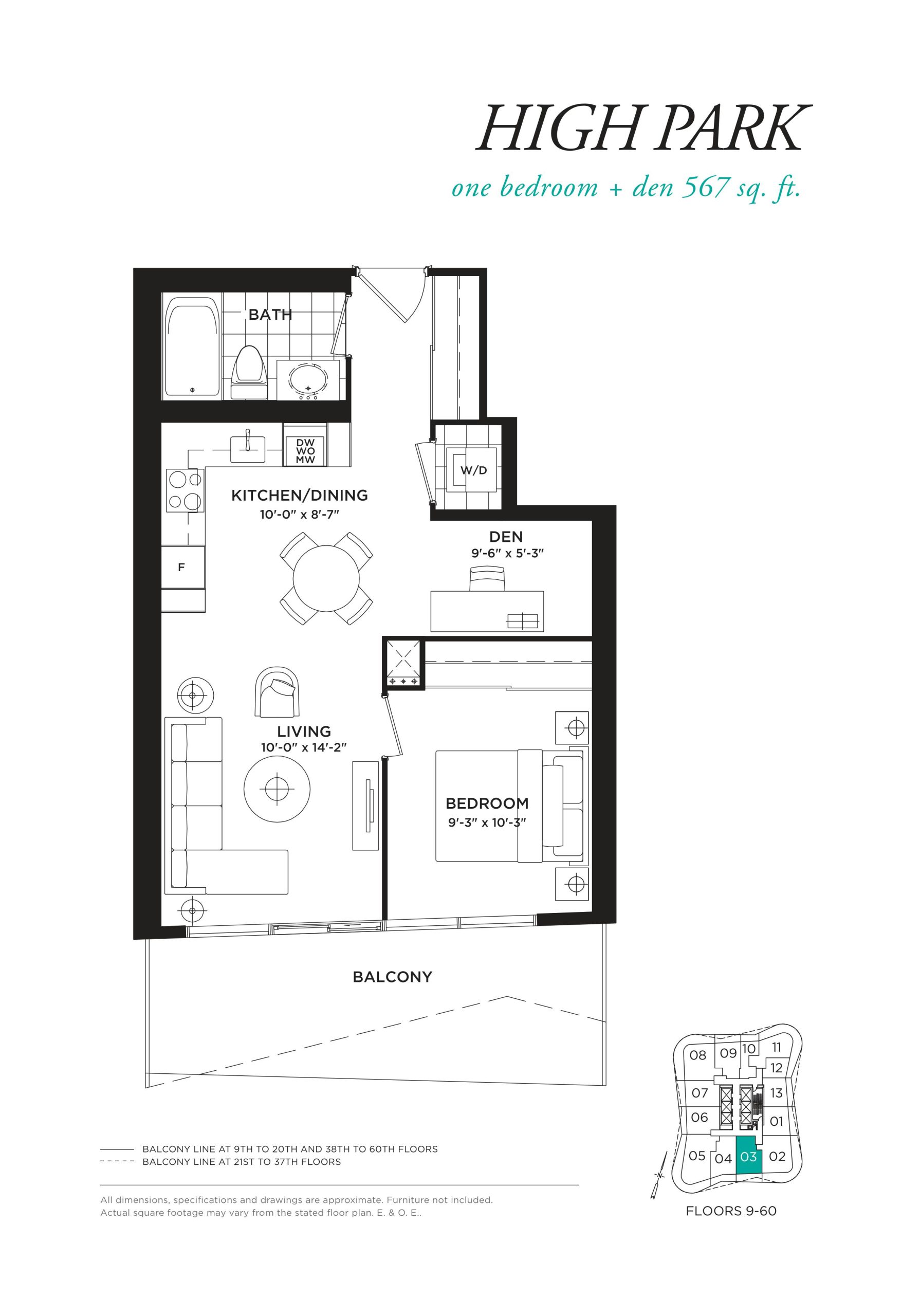 High Park floor plan