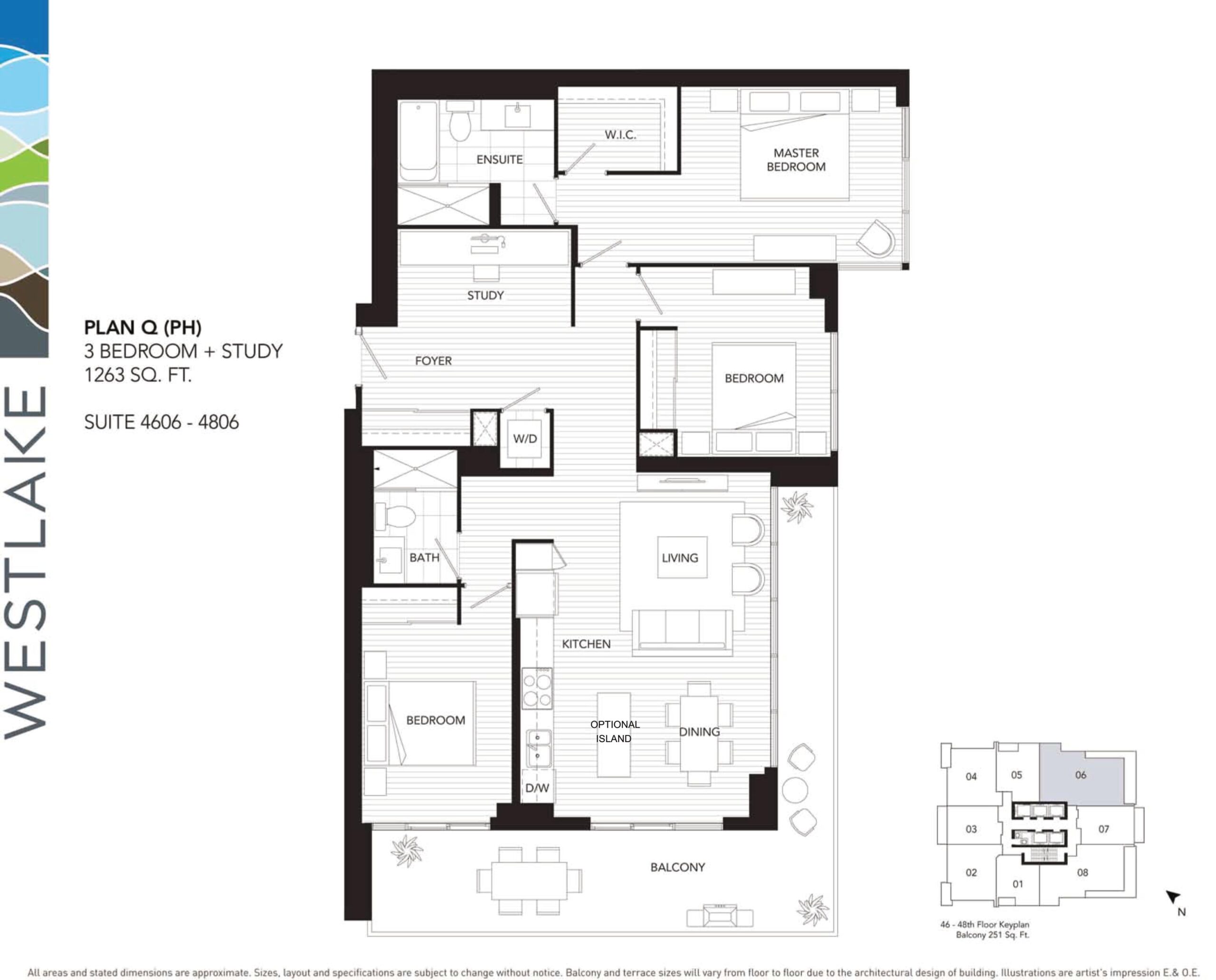 Plan Q (PH) floor plan