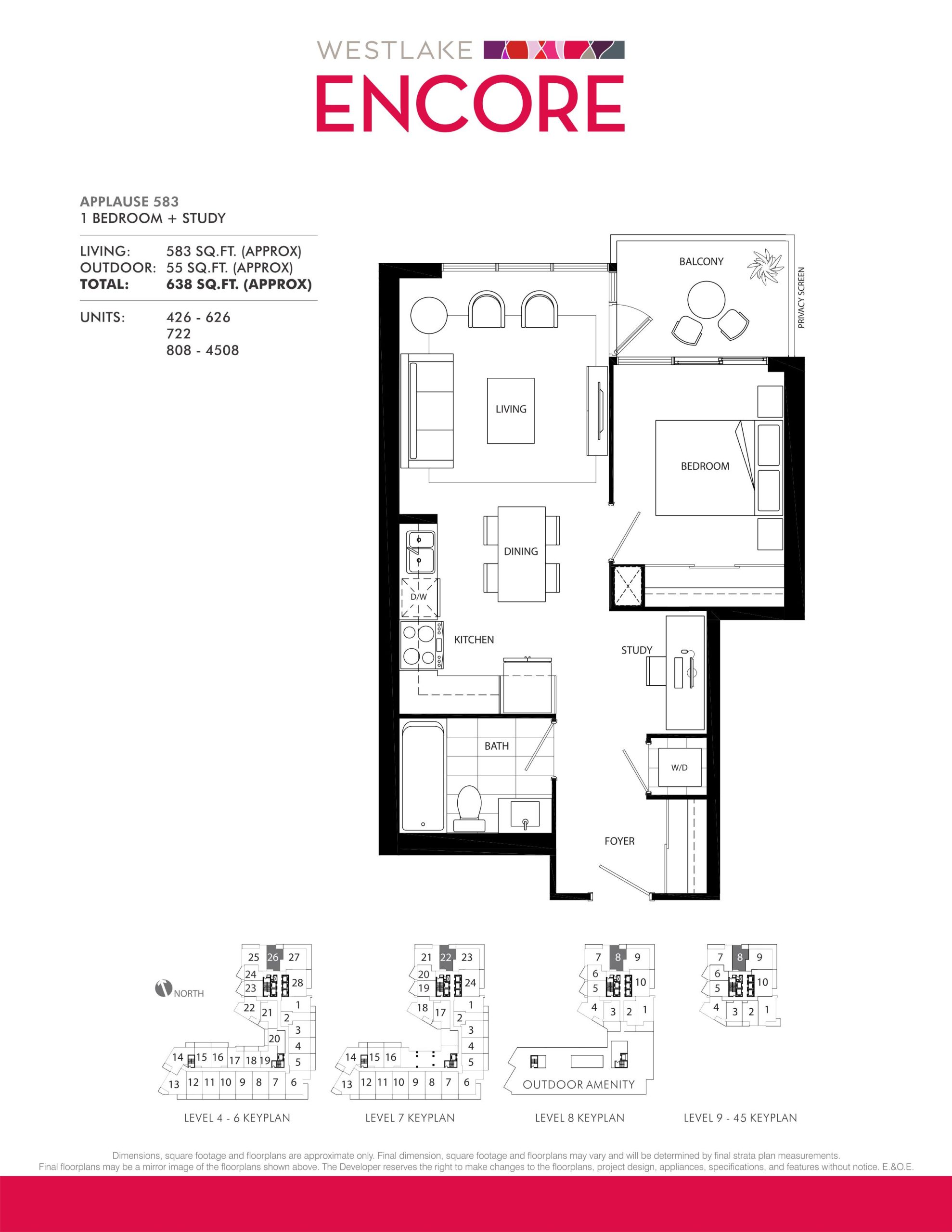 Applause 583 floor plan