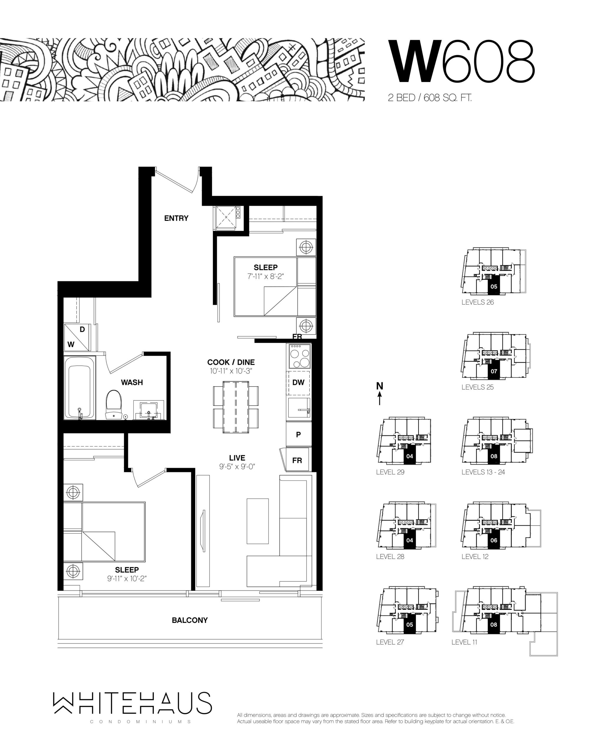 W608 floor plan