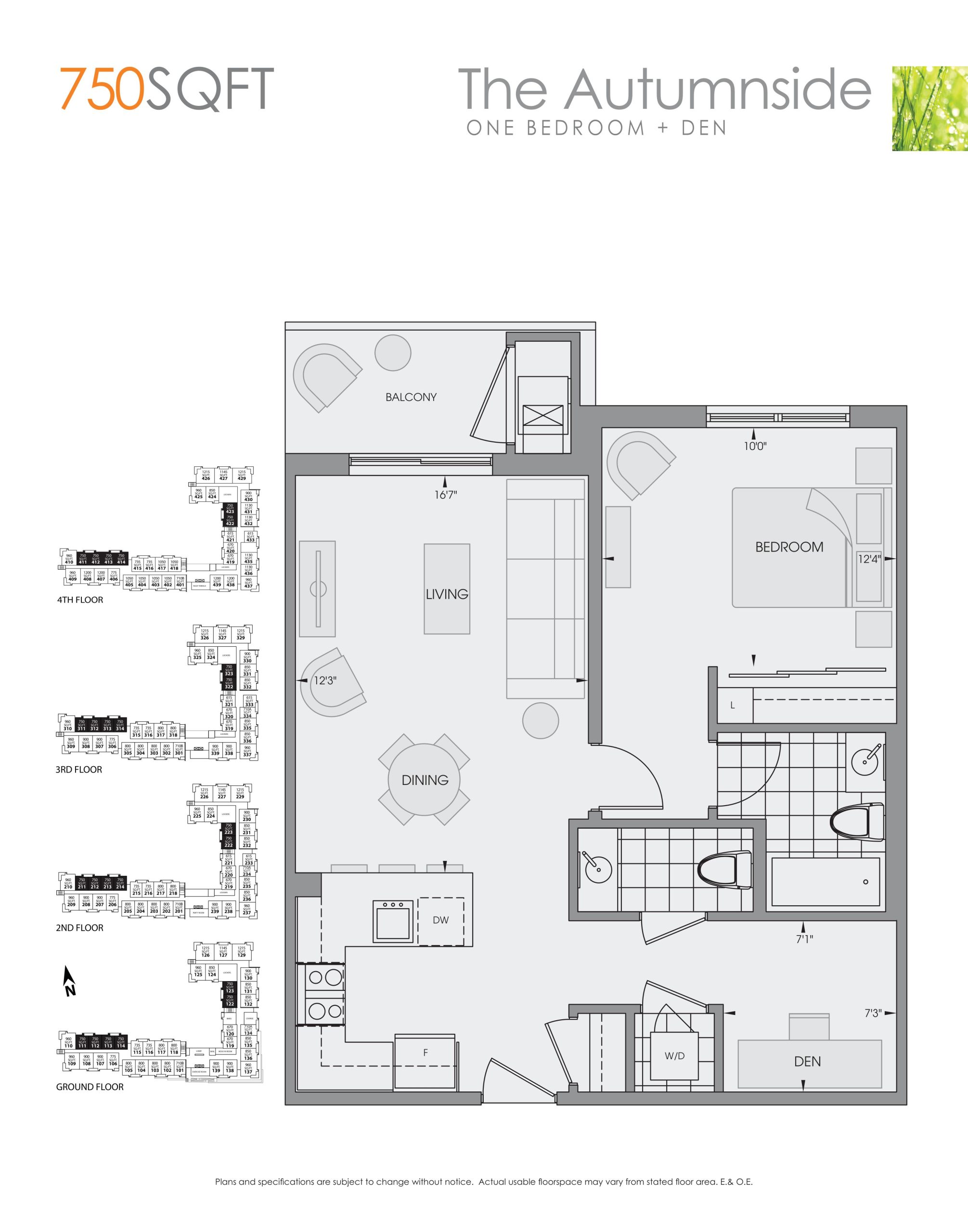The Autumnside floor plan