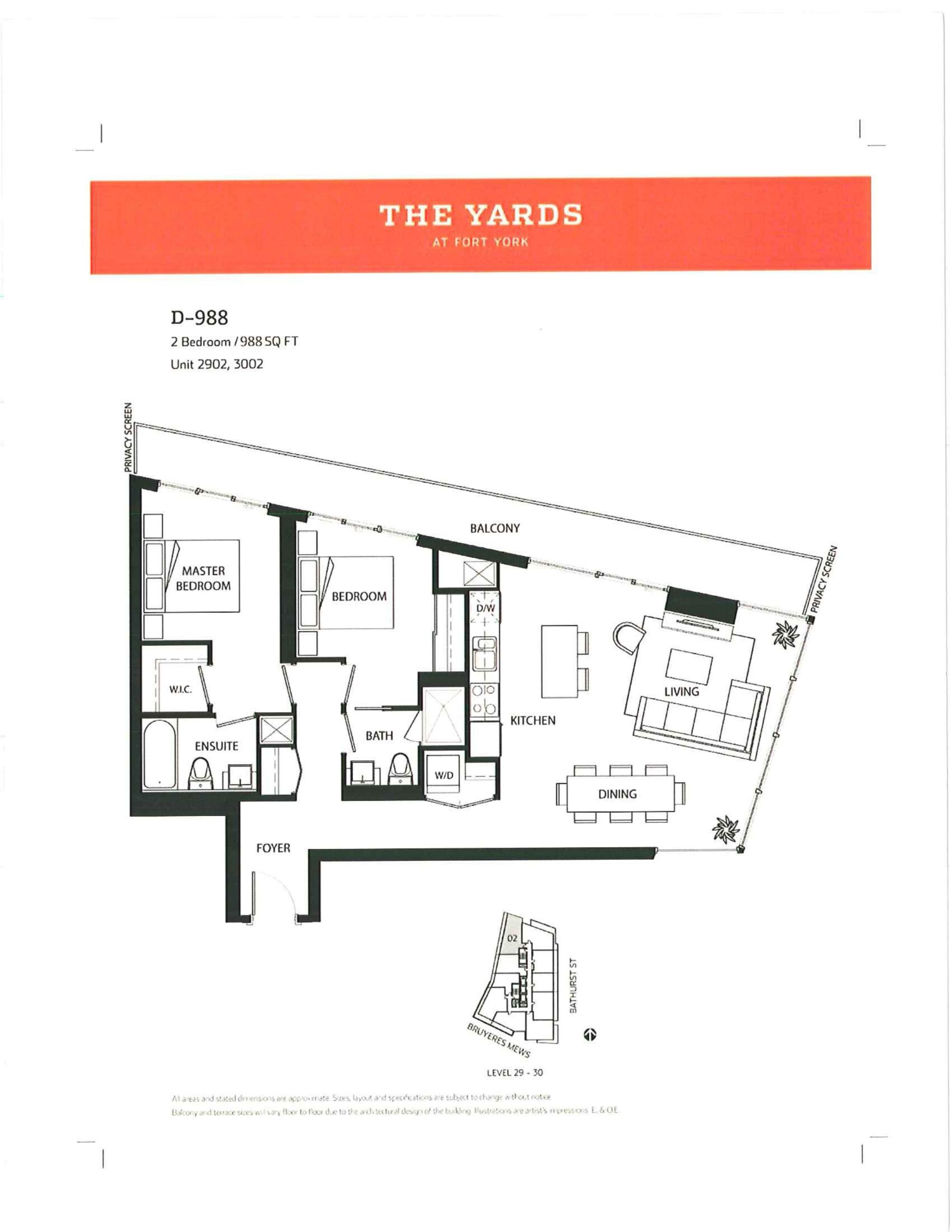 D-988 floor plan