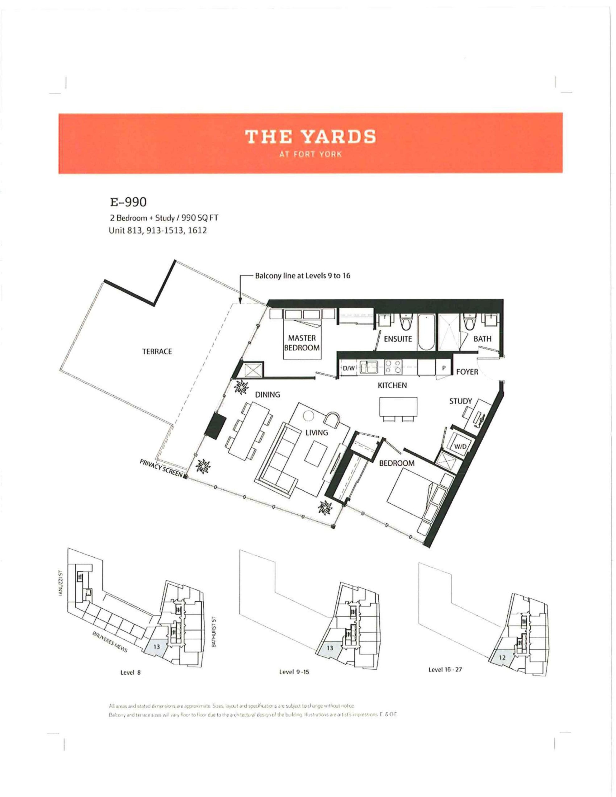 E-990 floor plan