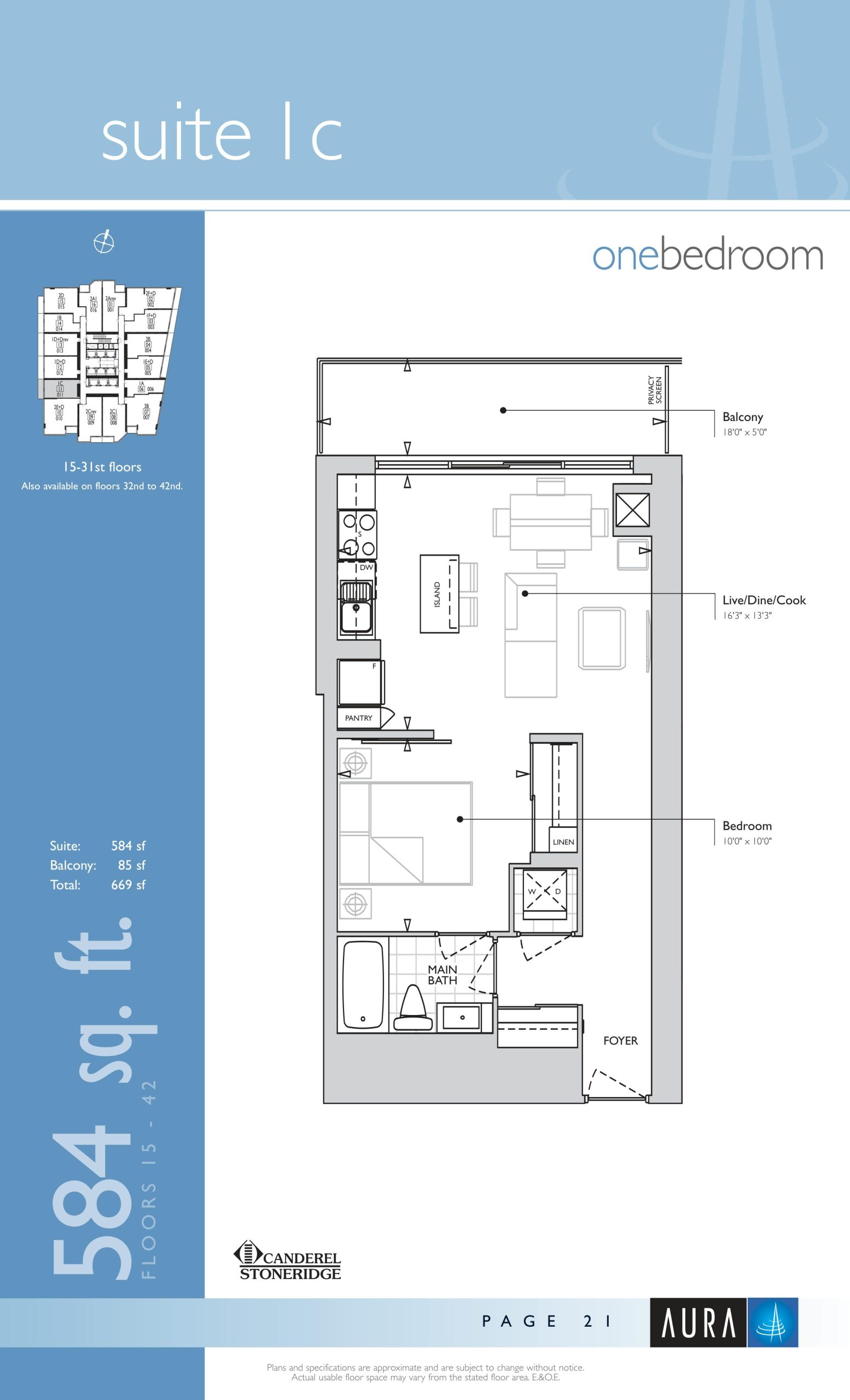 Suite 1c floor plan