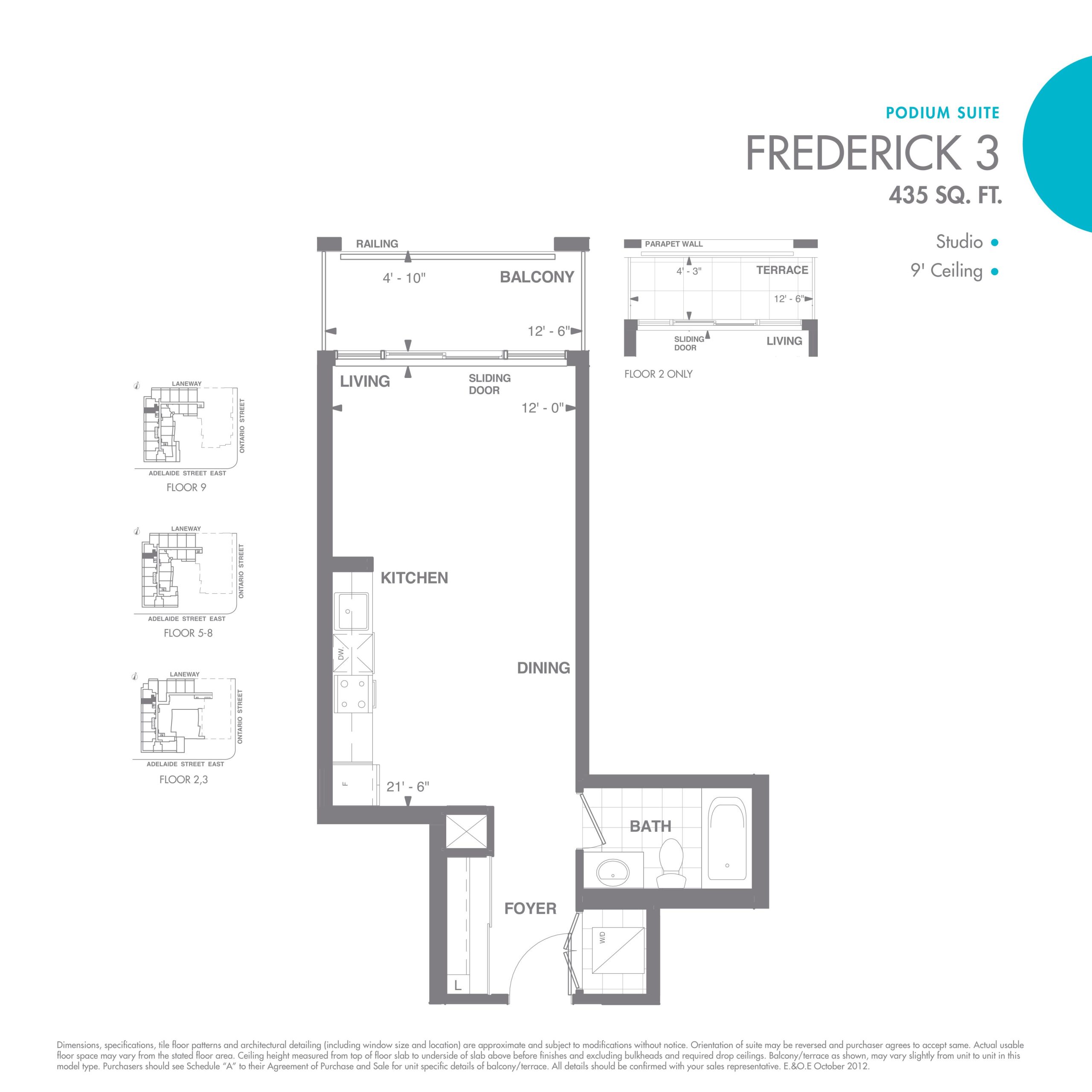 Frederick 3 floor plan