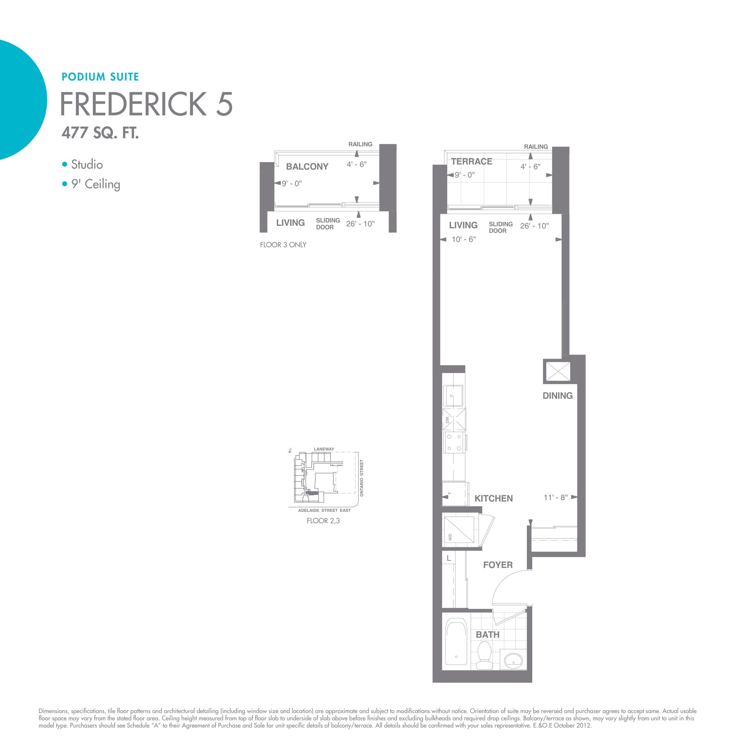 Frederick 5 floor plan