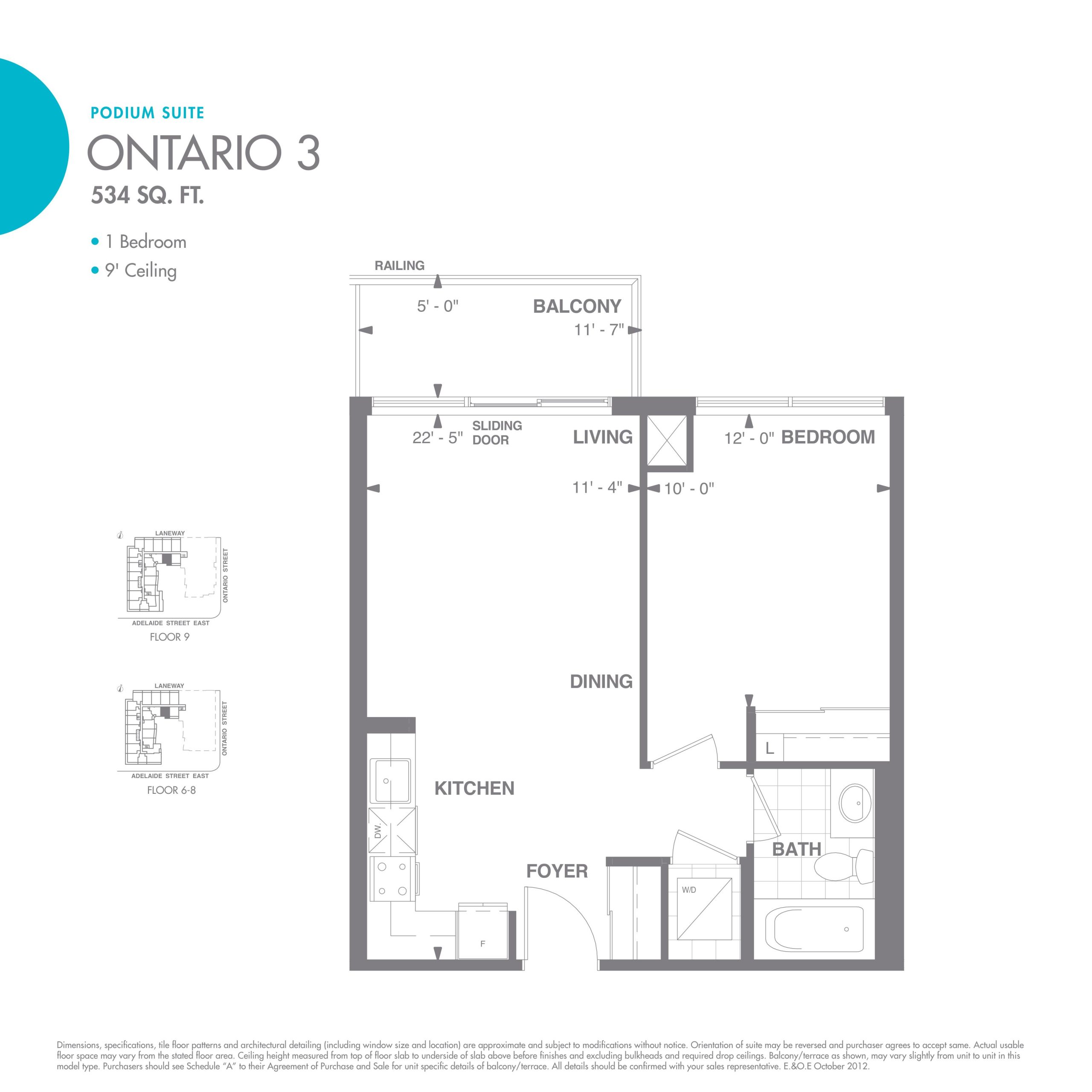 Ontario 3 floor plan