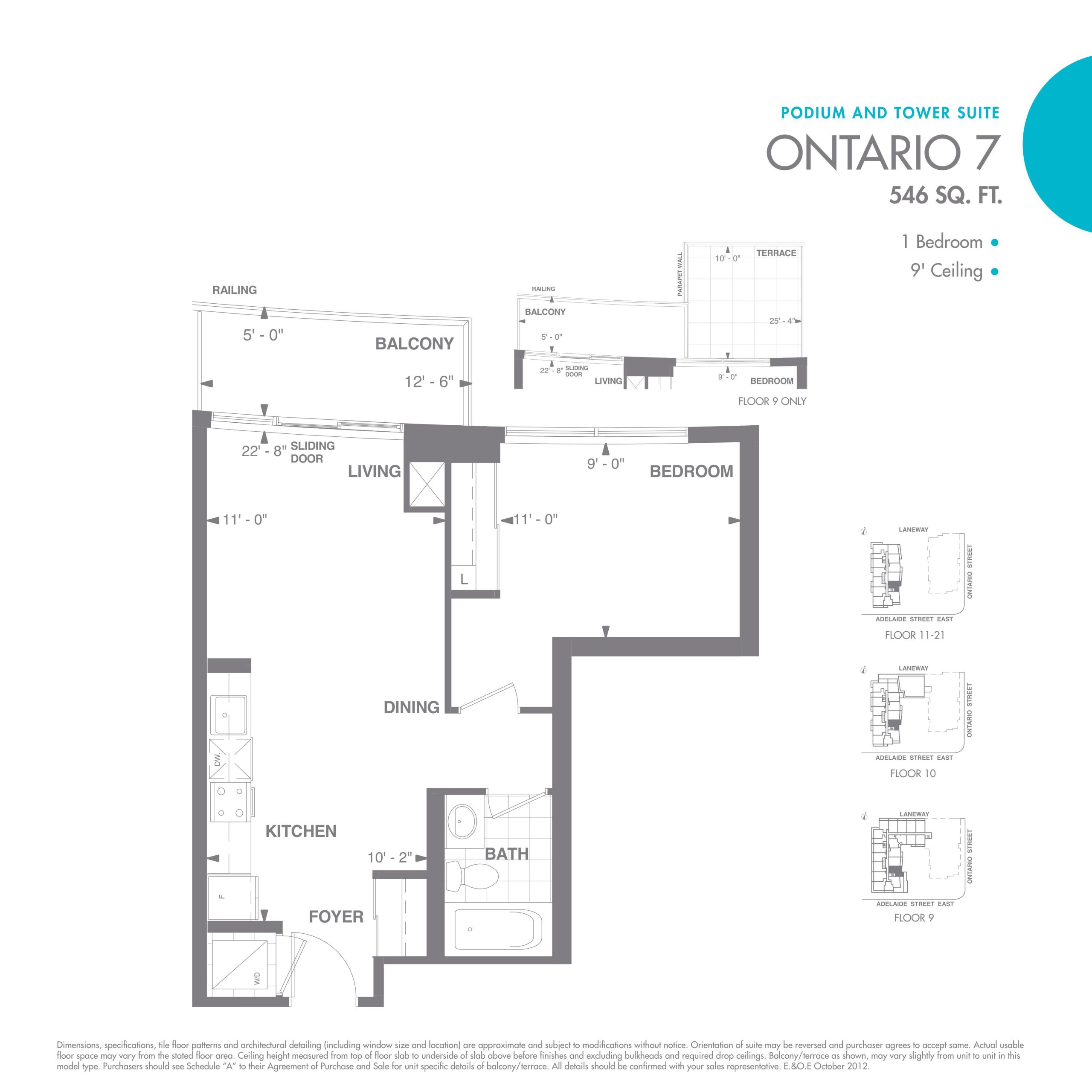 Ontario 7 floor plan