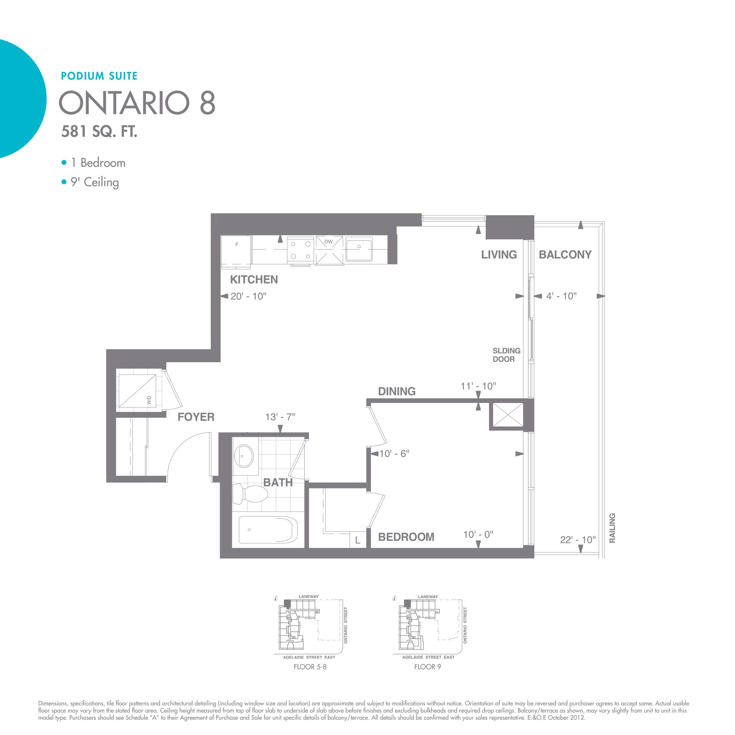 Ontario 8 floor plan