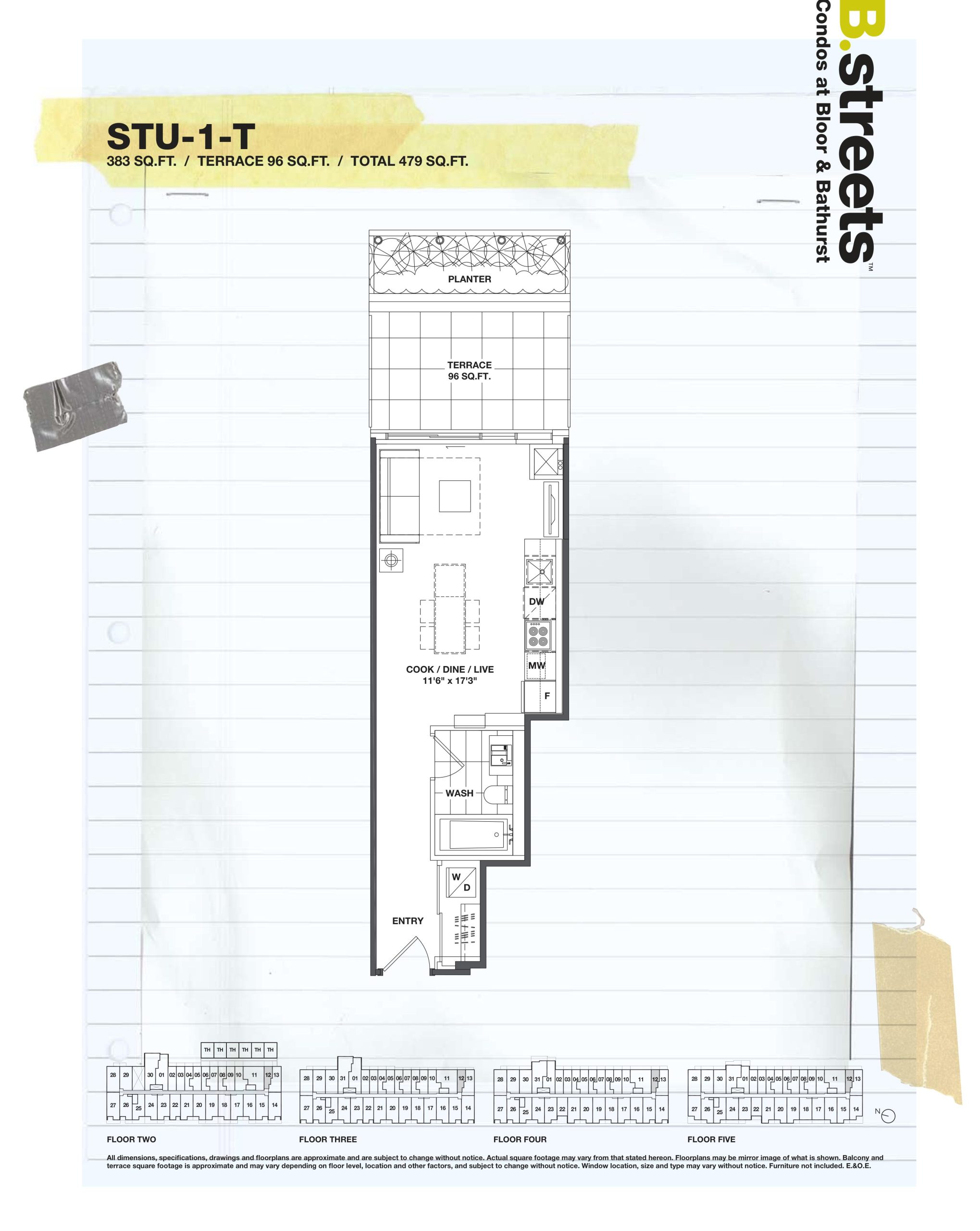 STU-1-T floor plan