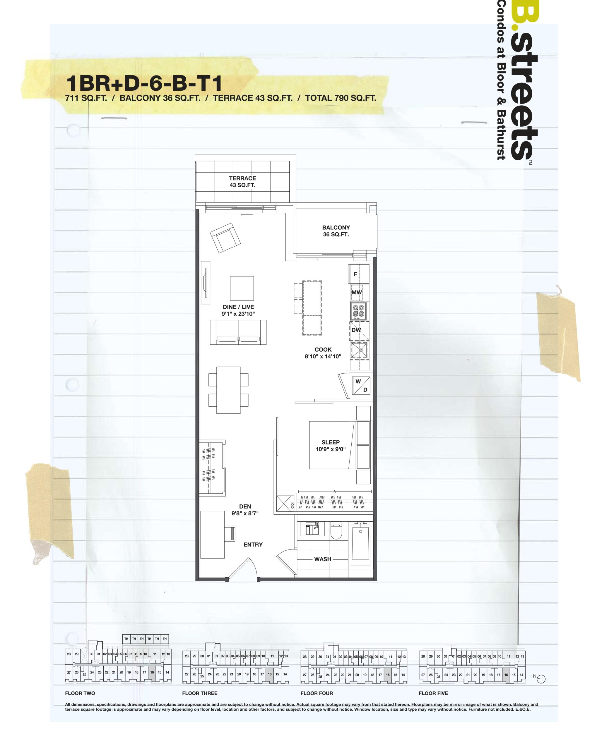 1BR+D-6-B-T1 floor plan