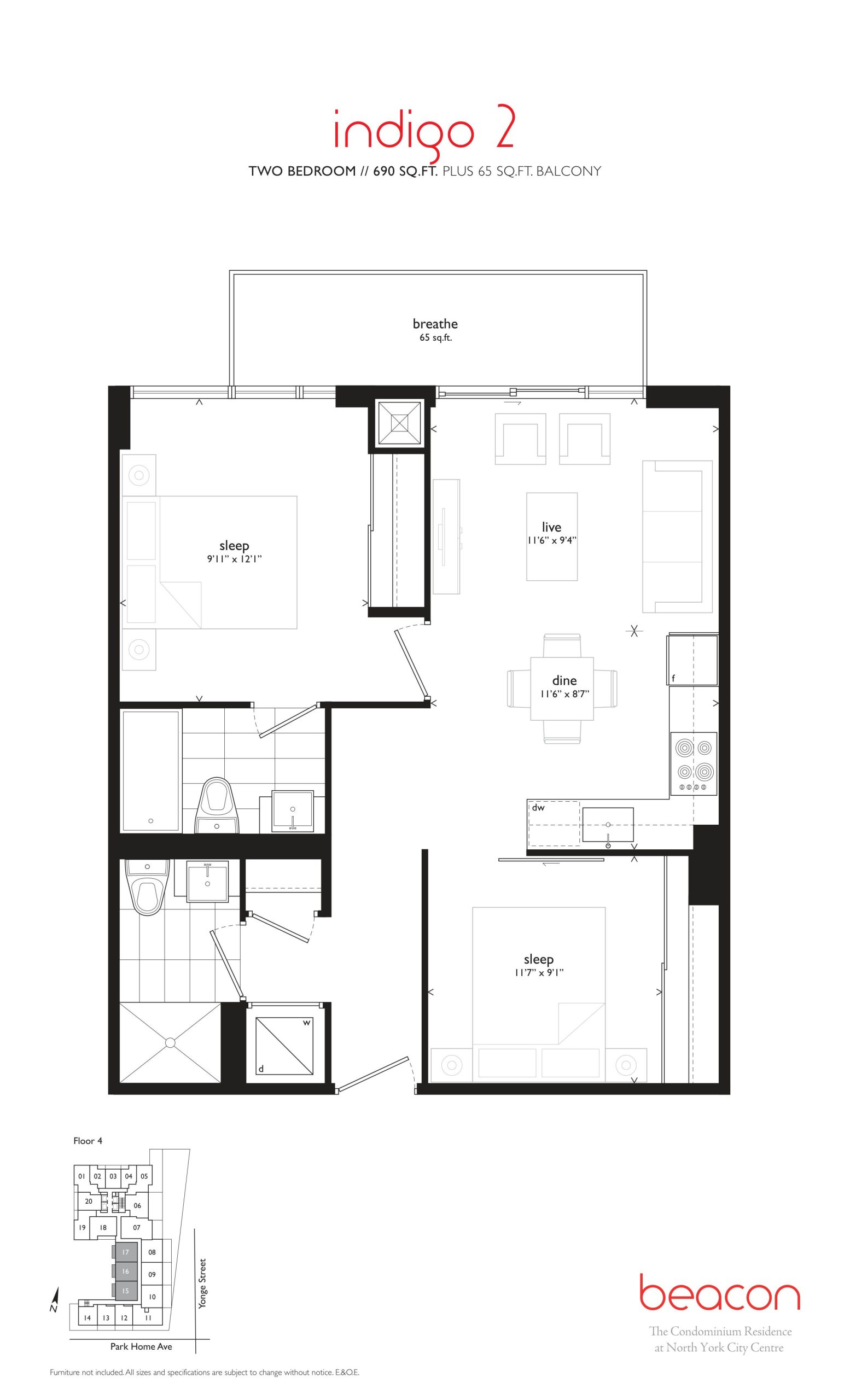 Indigo 2 floor plan