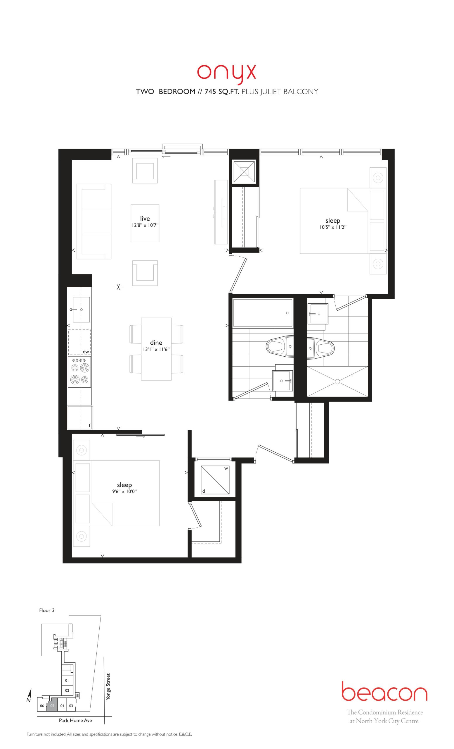 Onyx floor plan