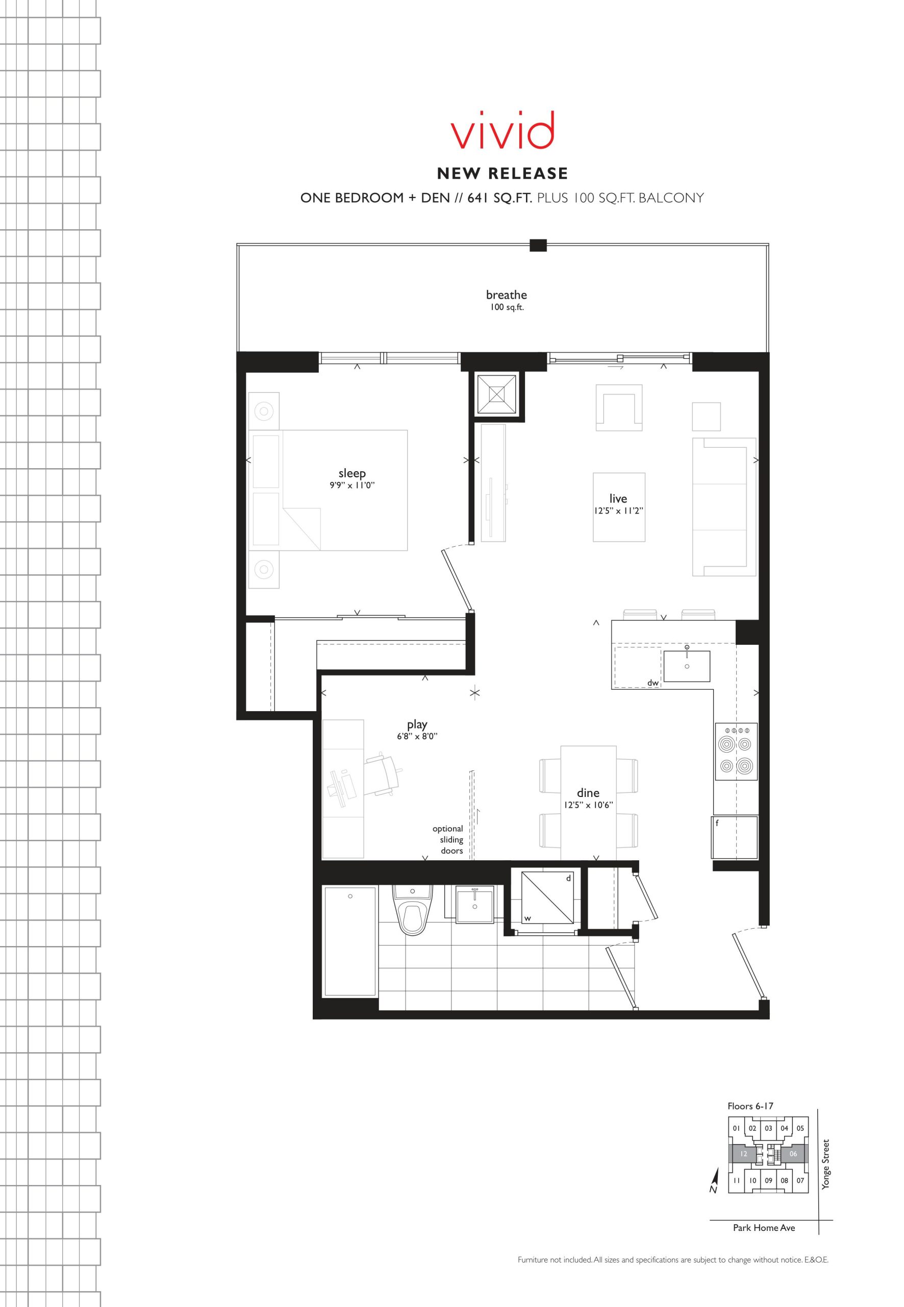Vivid floor plan